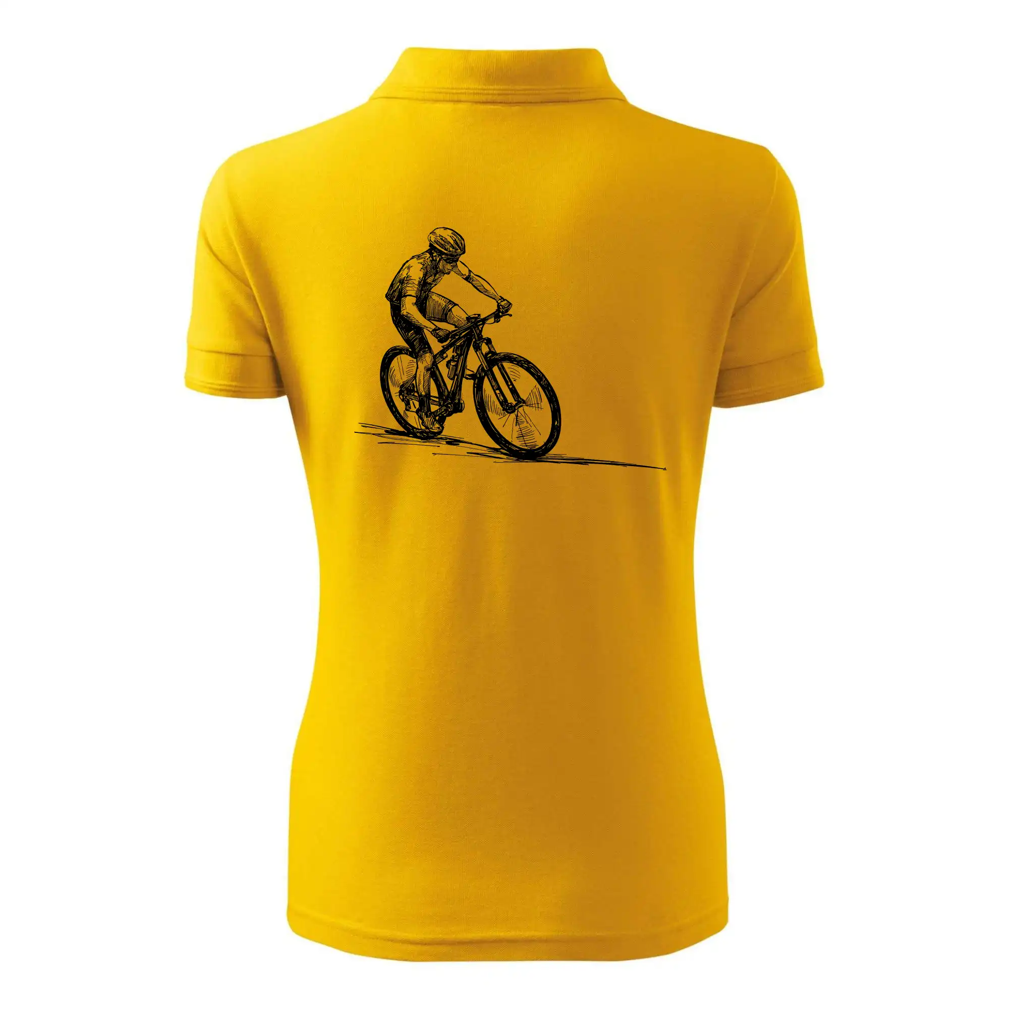 MTB kreslený cyklista