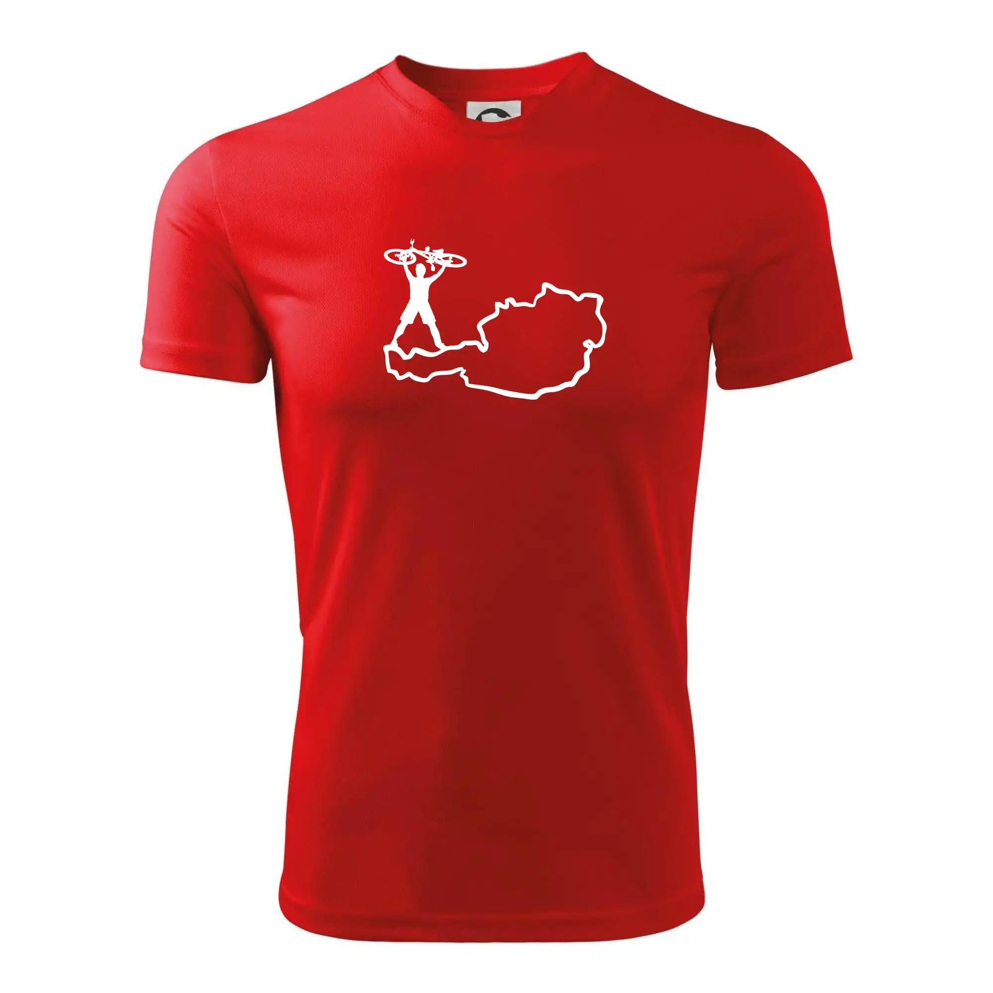 Cyklista - Mapa Rakouska