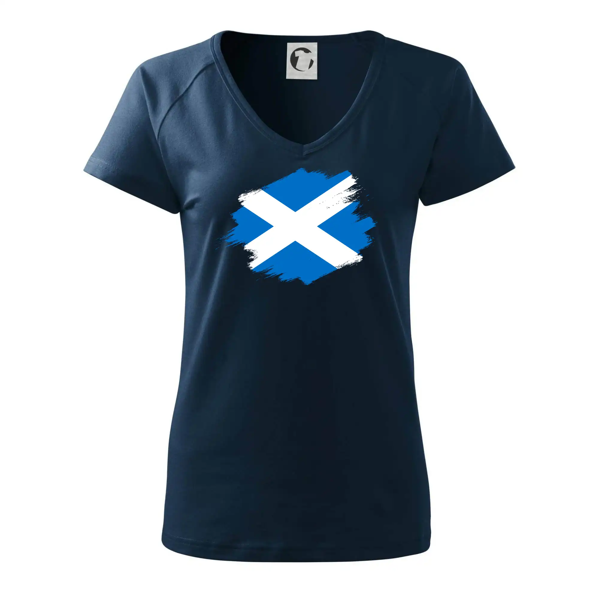 Skotská vlajka kreslená štetcem