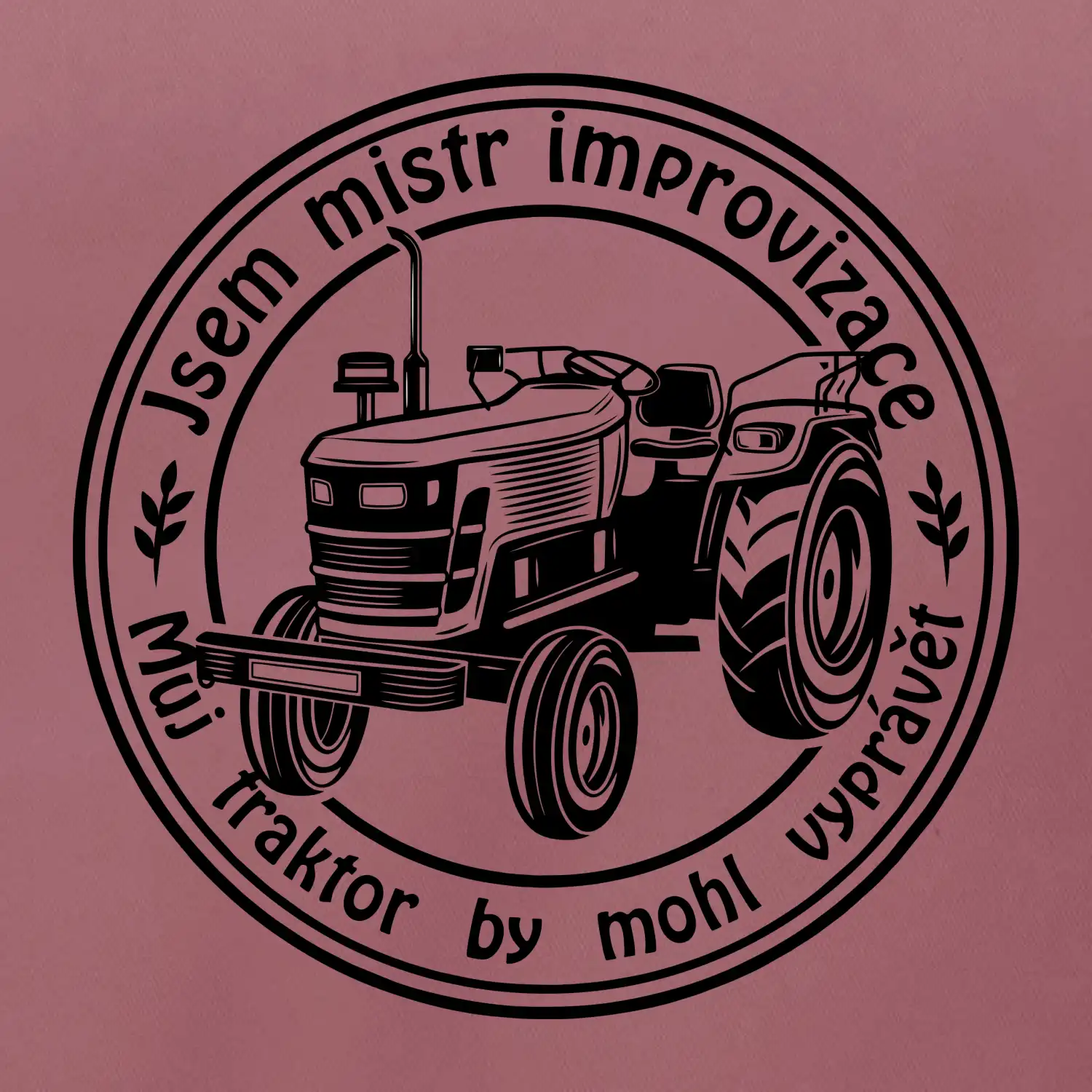 Mistr improvizace starý traktor