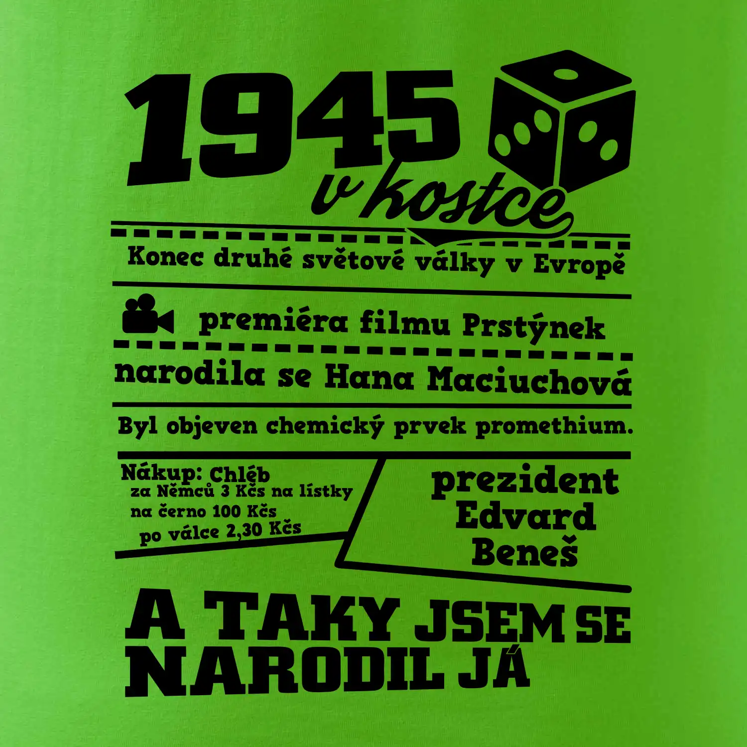 1945 v kostce