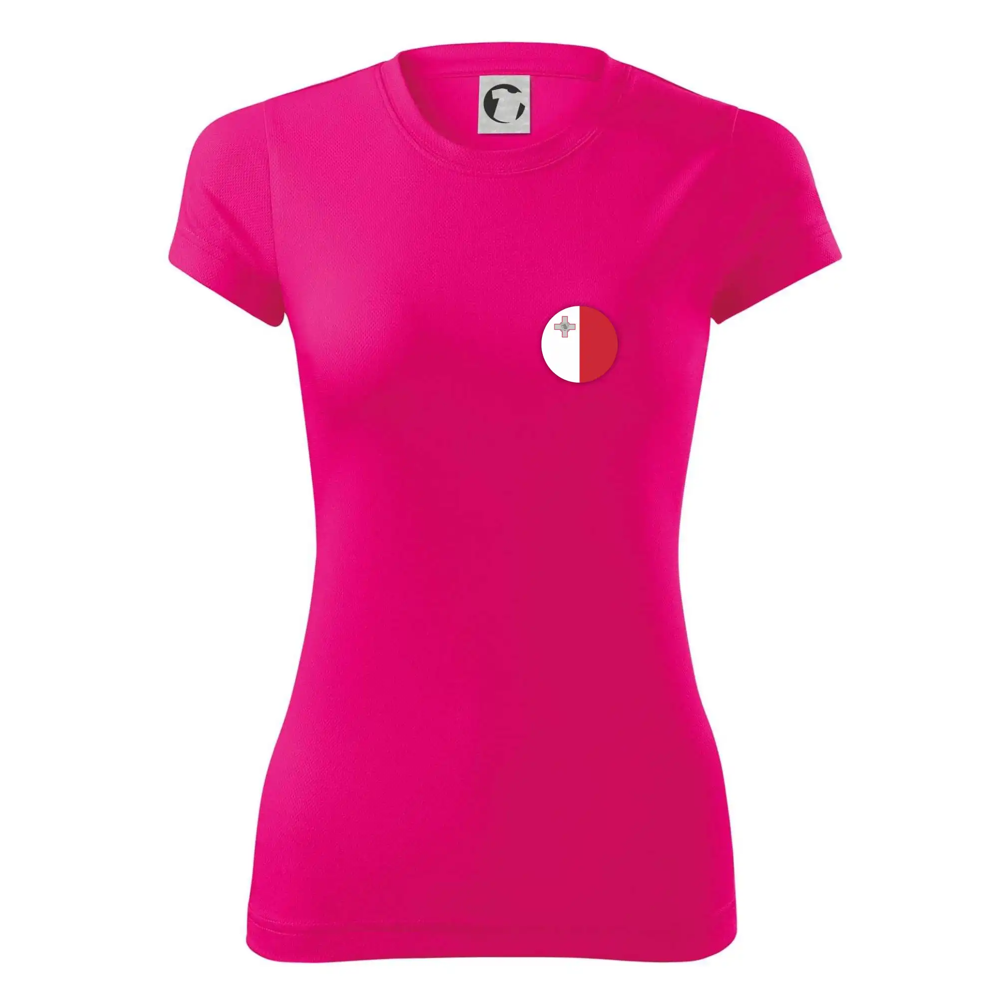 Vlajka Malta kulatá na prso