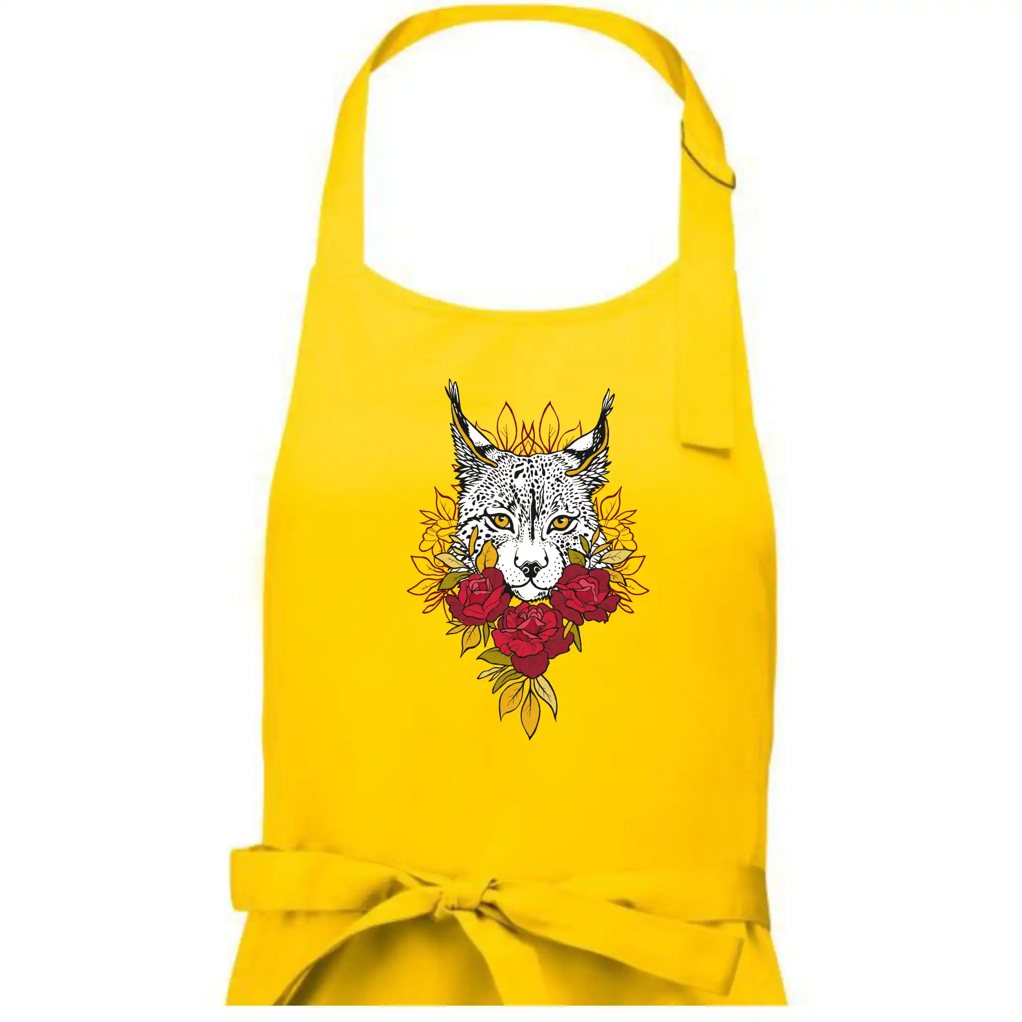 Rys s červenými růžemi  (Pecka design)
