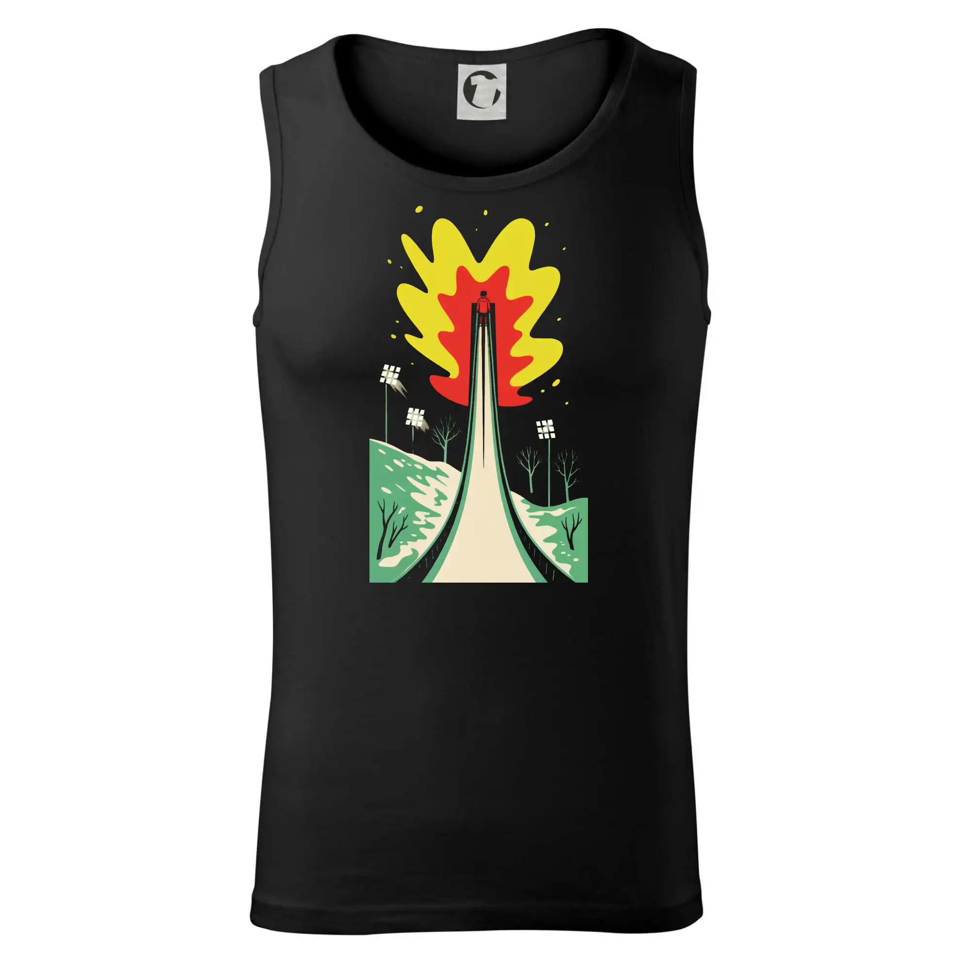 Skokanské můstky abstraktní