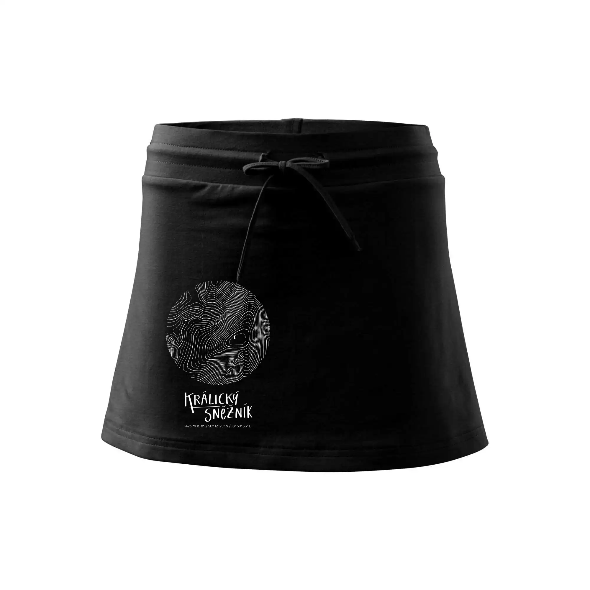 Králický Sněžník - vrstevnice v kruhu
