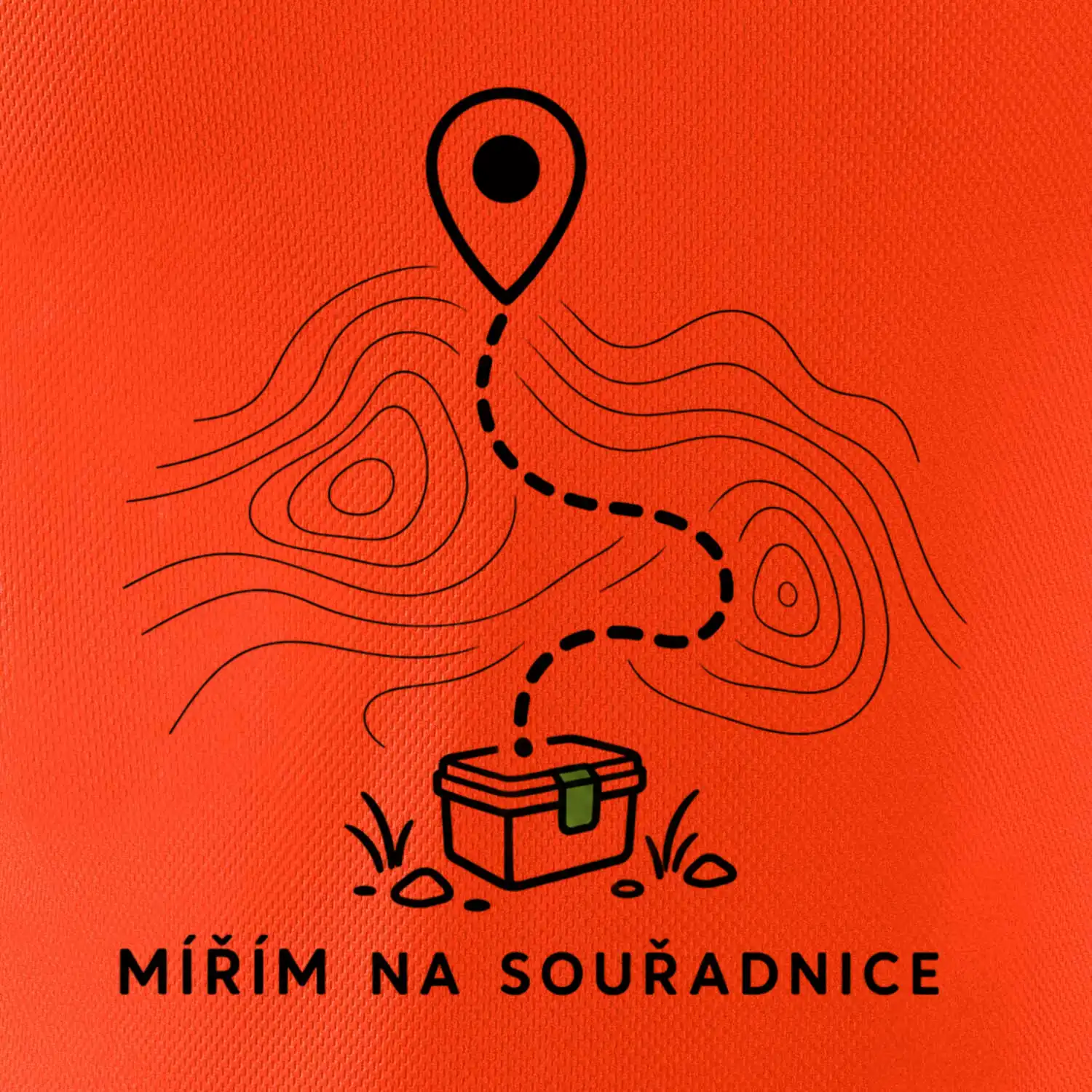 Mířím na souřadnice minimalistická trasa