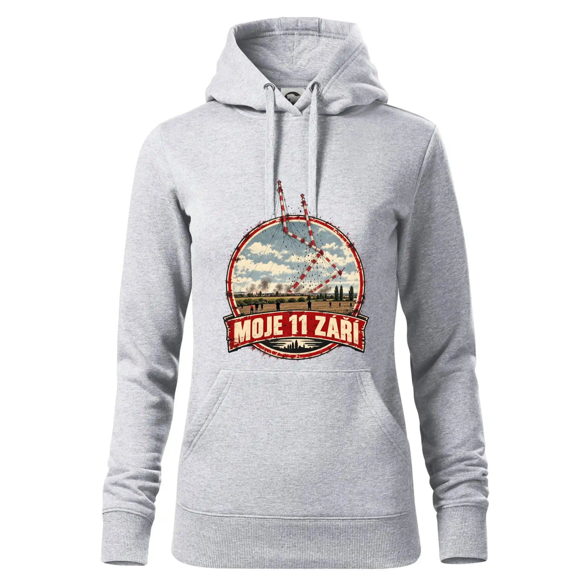 Liblice B bortící se věže moje 11 září retro odznak