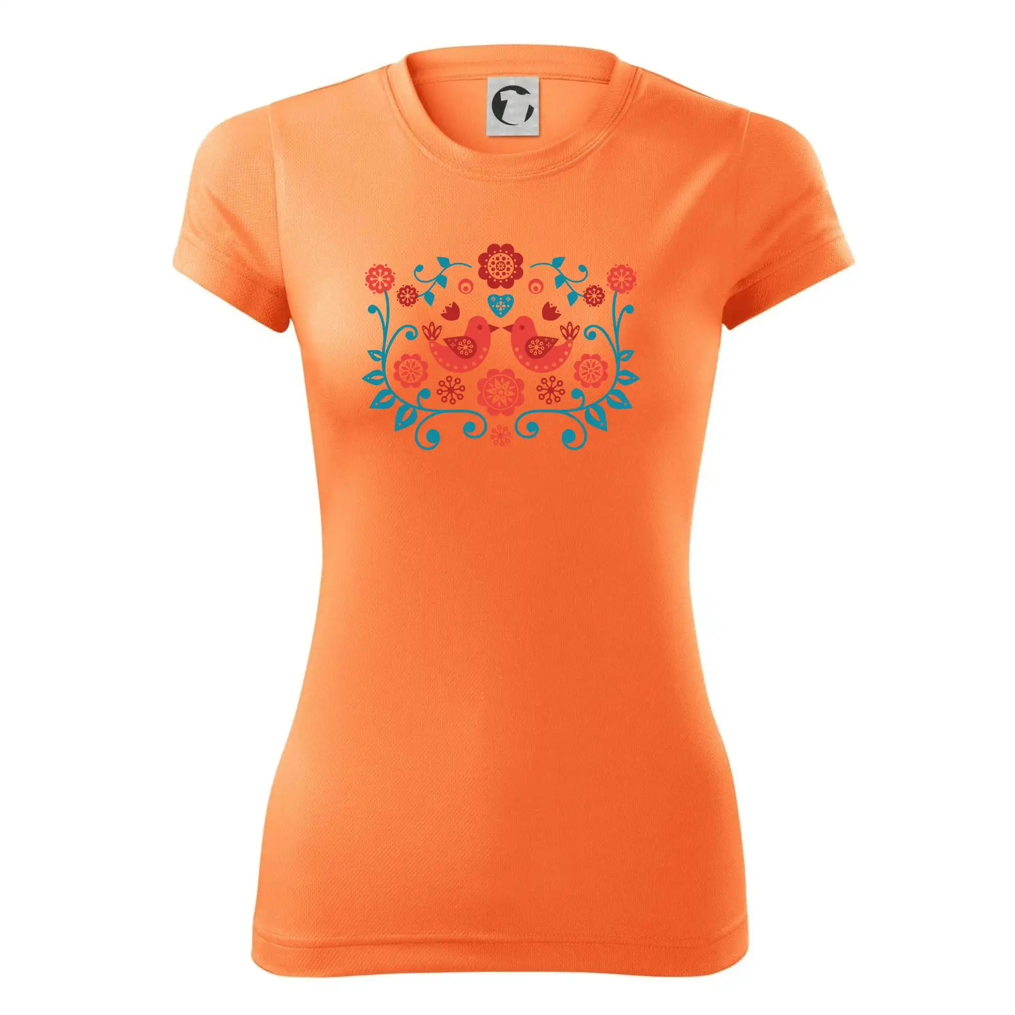 folklor - dva červení ptáčci