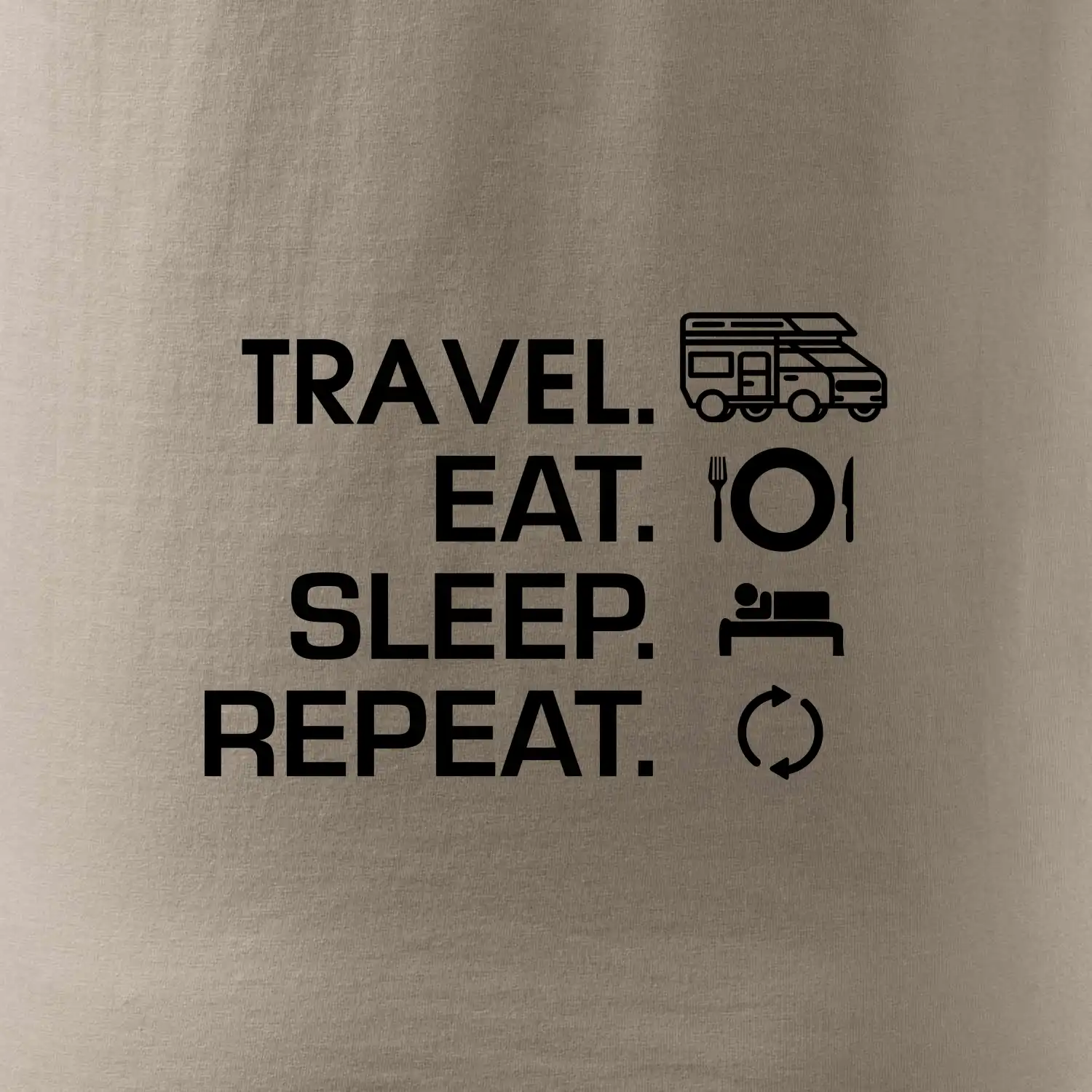 Eat sleep travel - alkovna