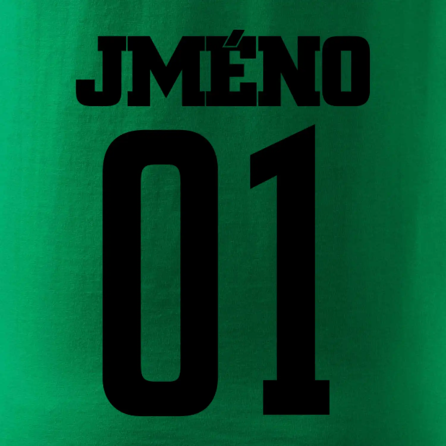 Florbalový  dres - vlastní jméno a číslo