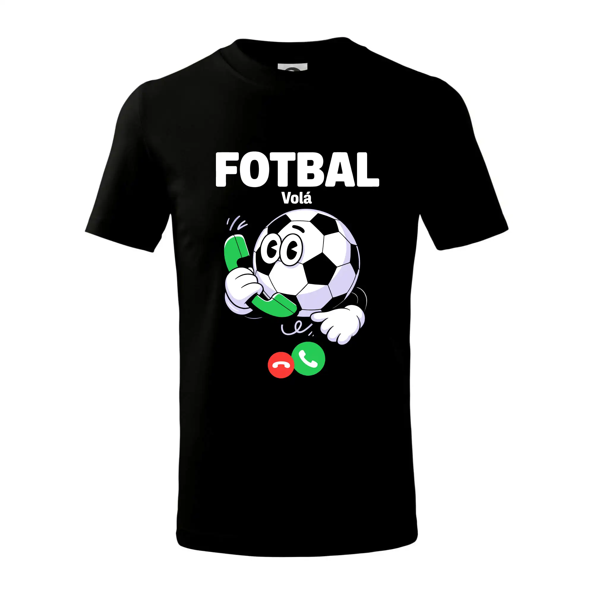 Karikatura fotbal volá