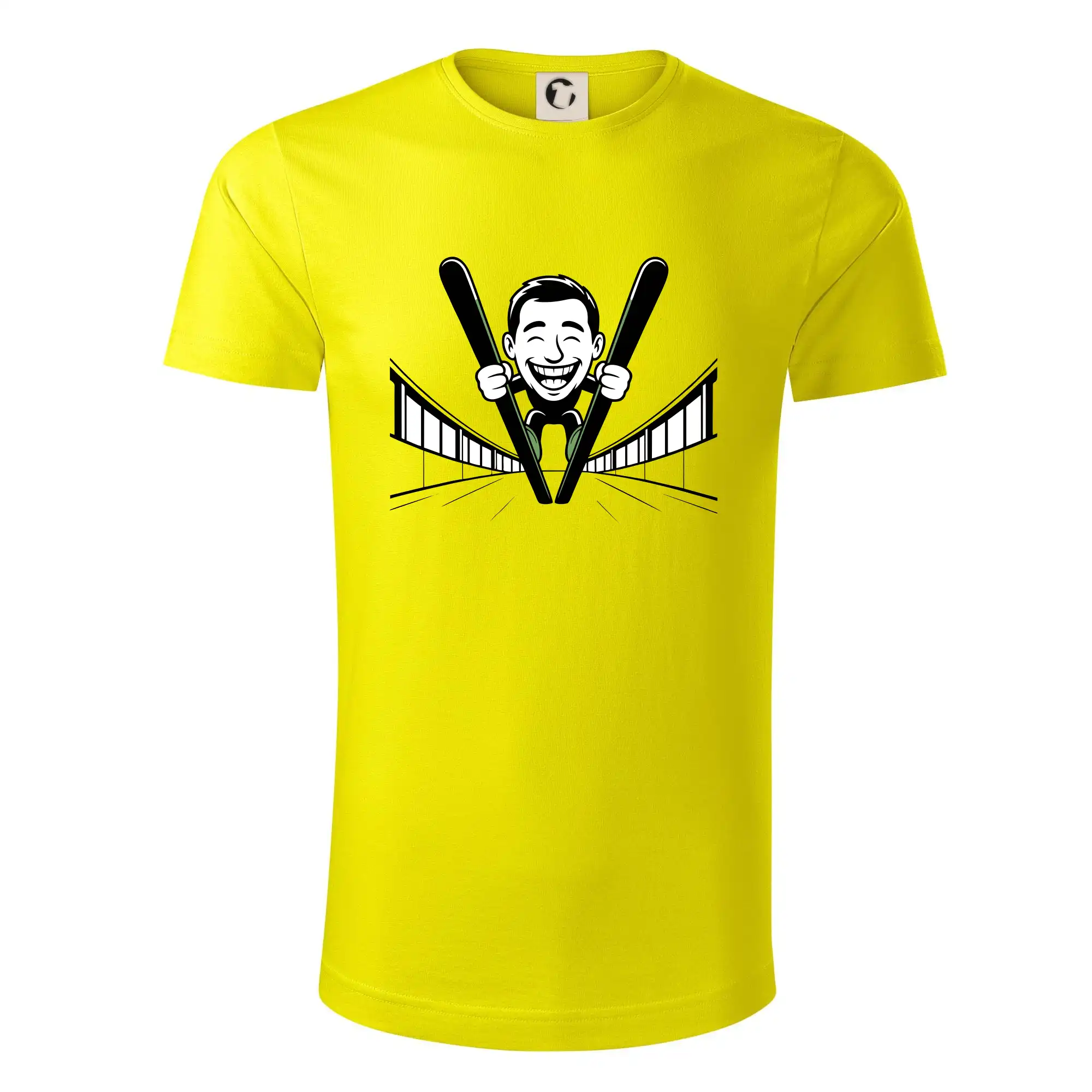 Vysmátý kreslený skokan