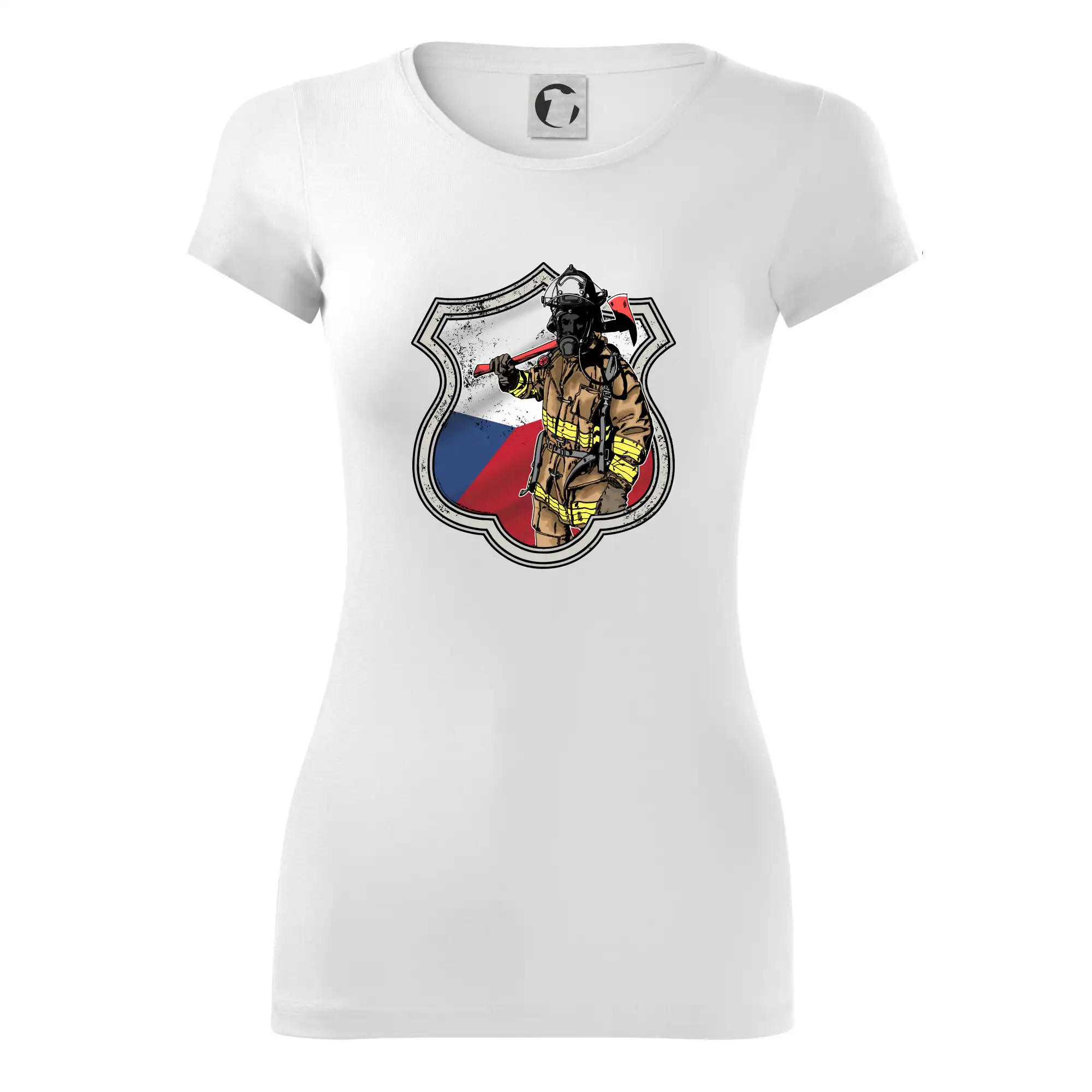 Hasič erb - Česká vlajka