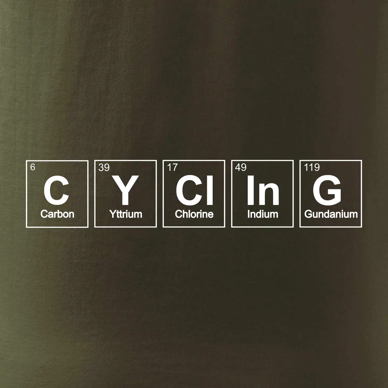 Cycling - periodická tabulka