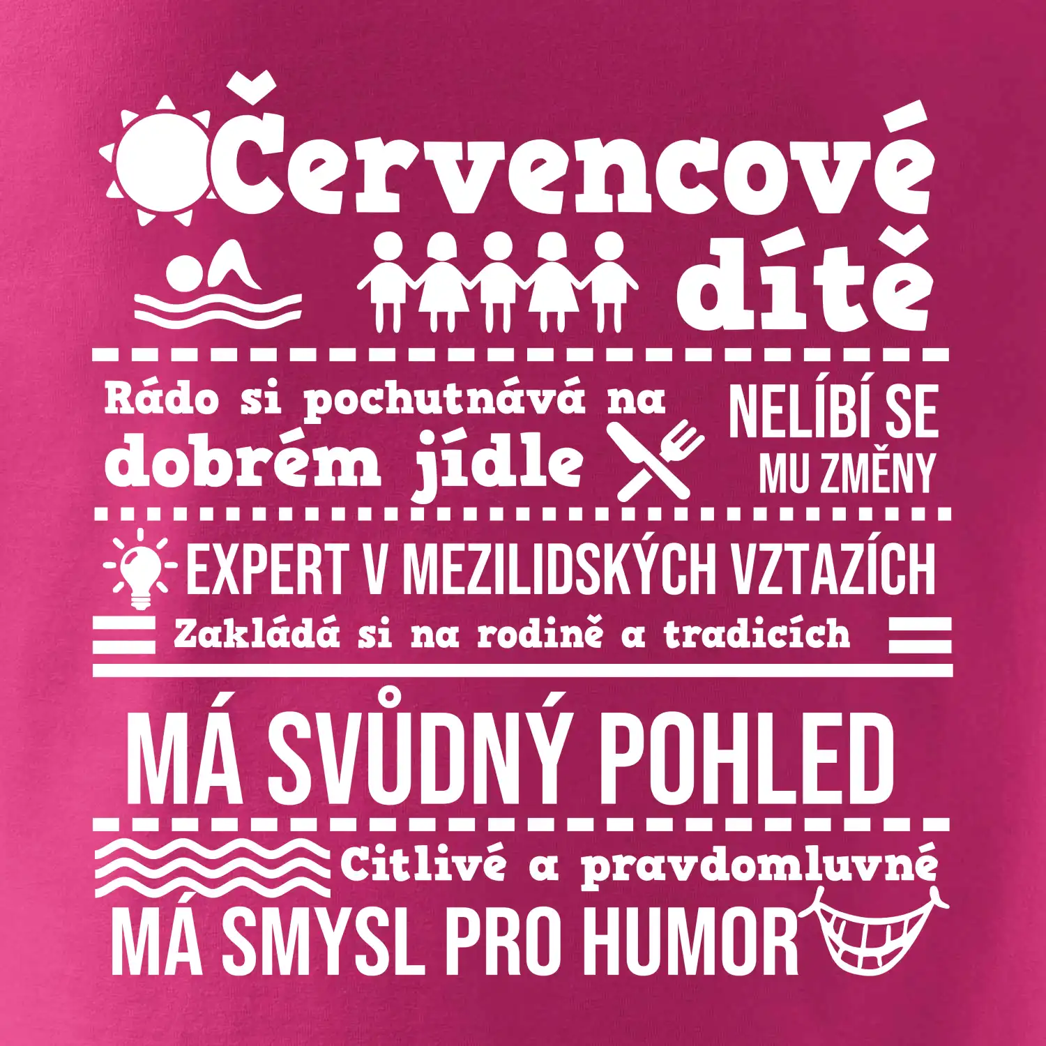 Narozeniny červenec