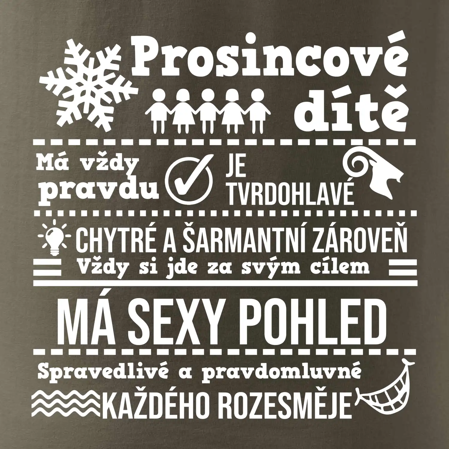Narozeniny prosinec