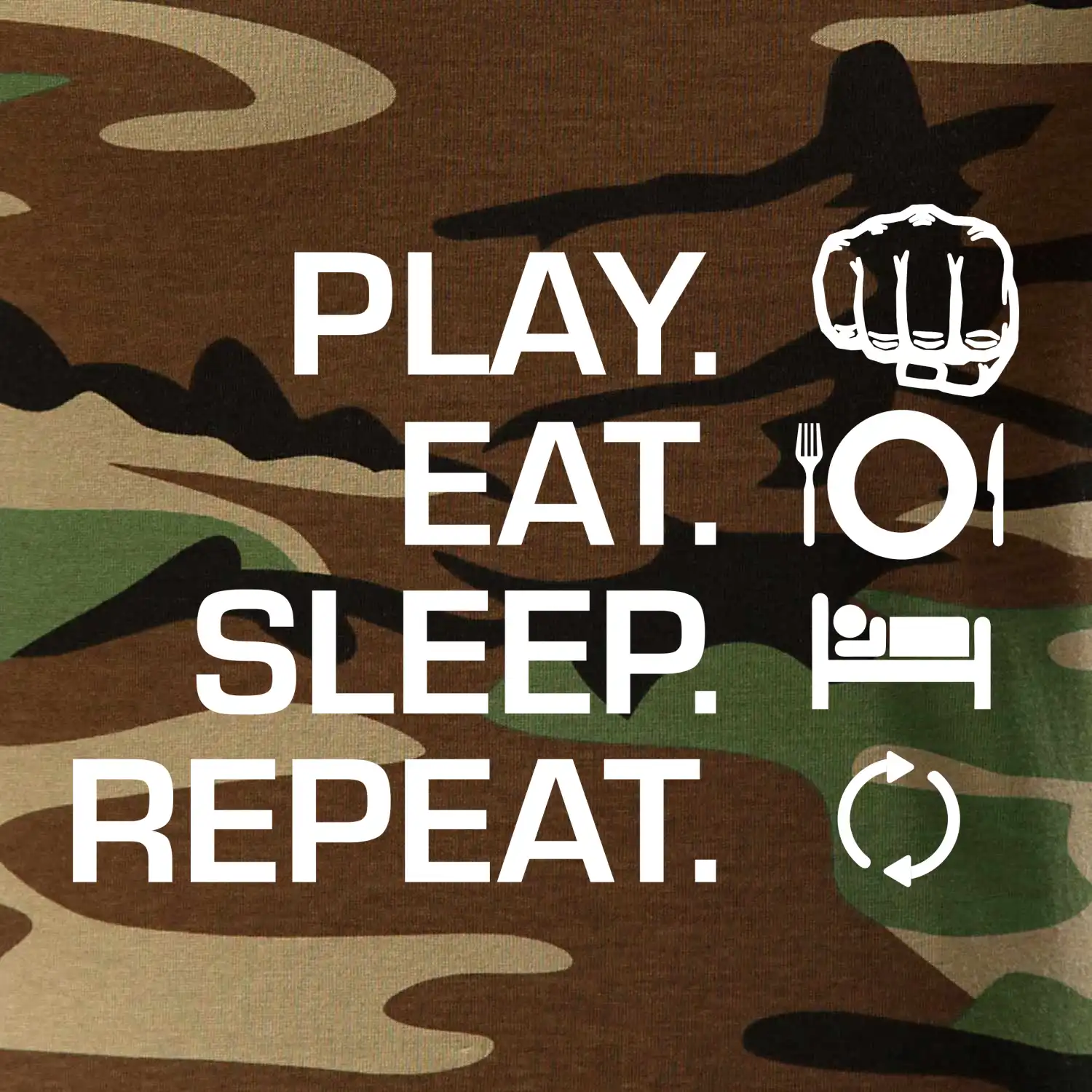 MMA eat sleep repeat