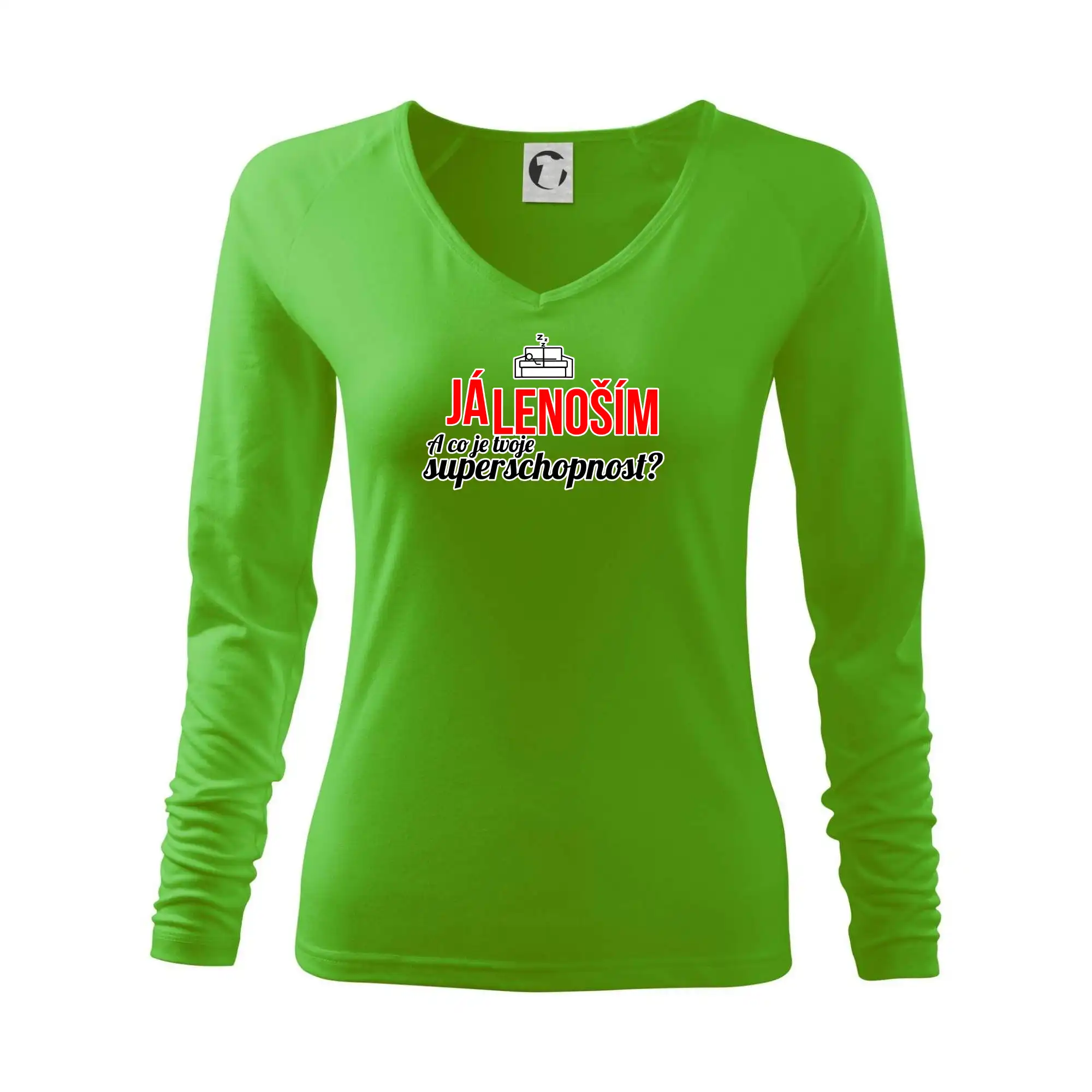 Já lenoším - tvoje superschopnost? rovný nápis