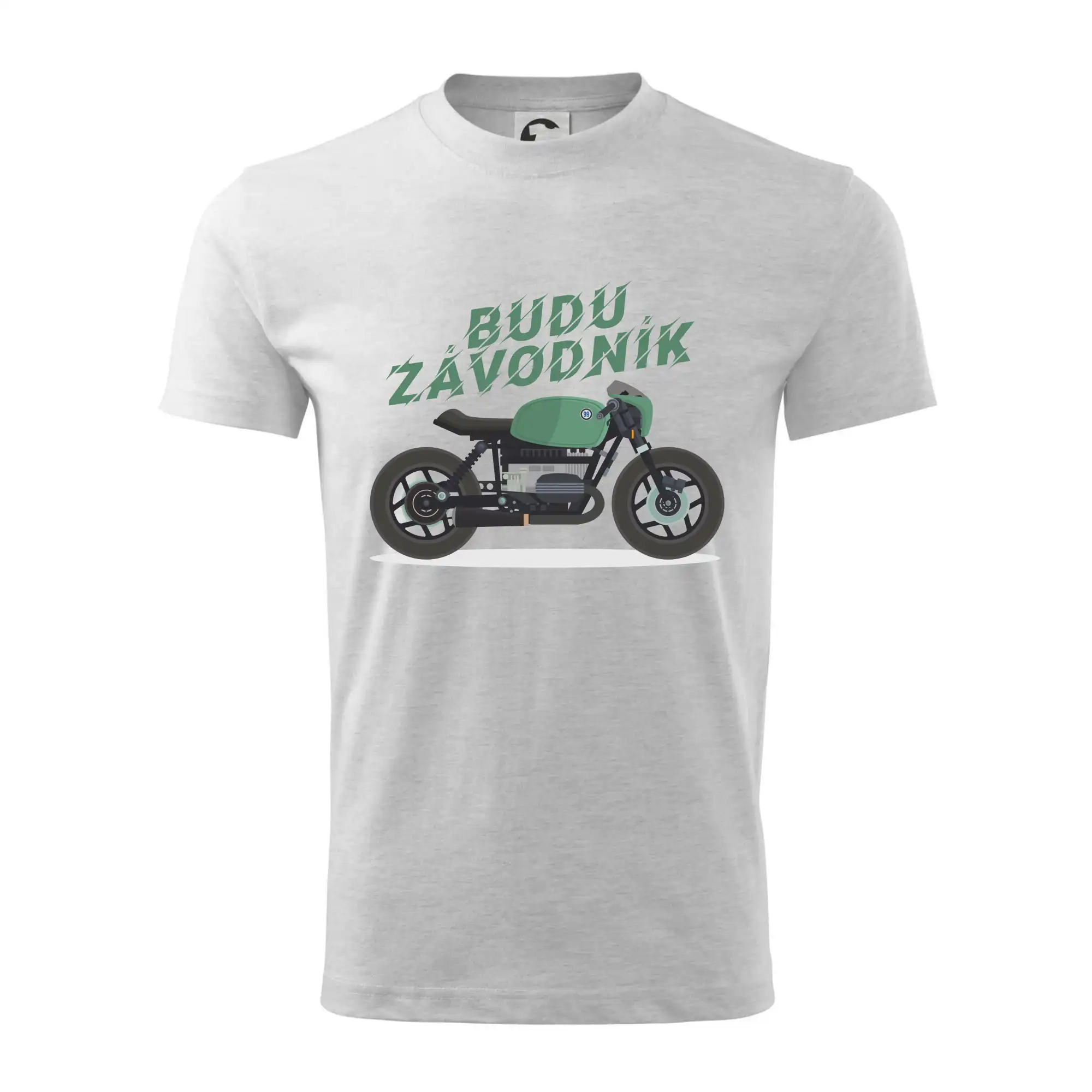 Budu závodník  zelený cafe racer