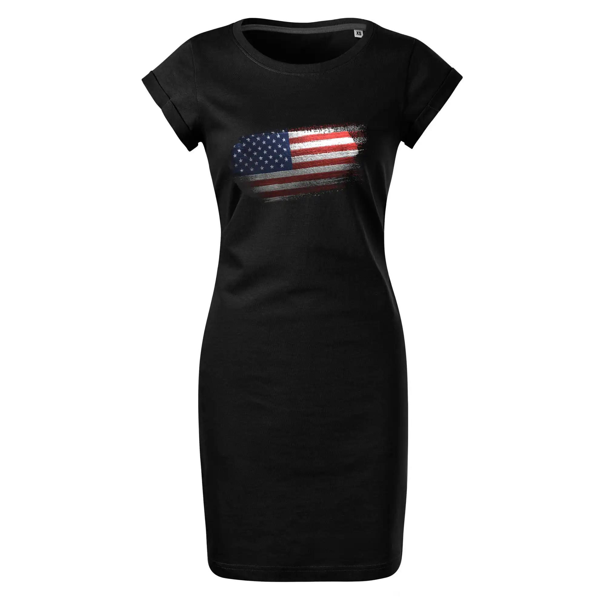 Americká vlajka okousaná