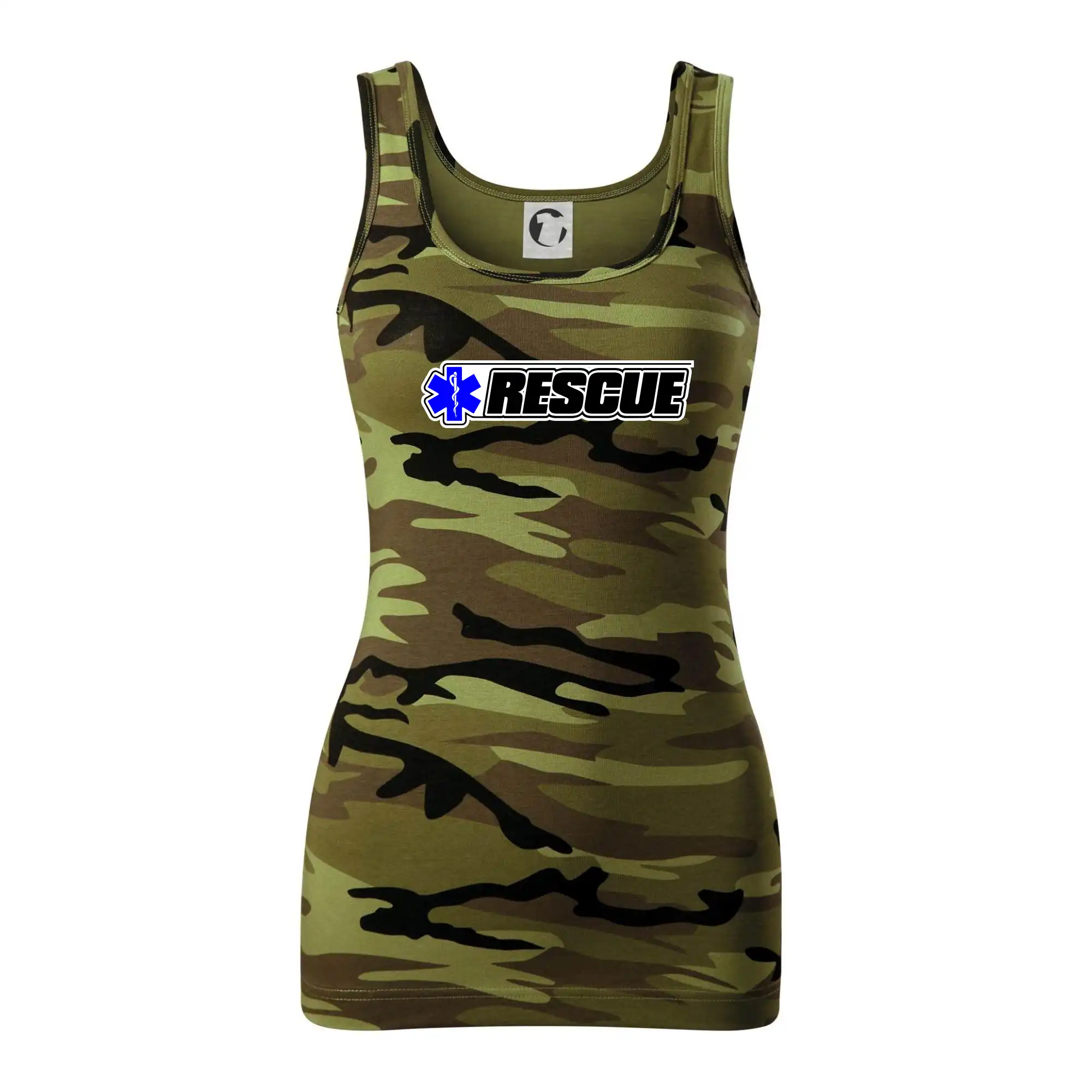 Záchranář rescue kříž modrý