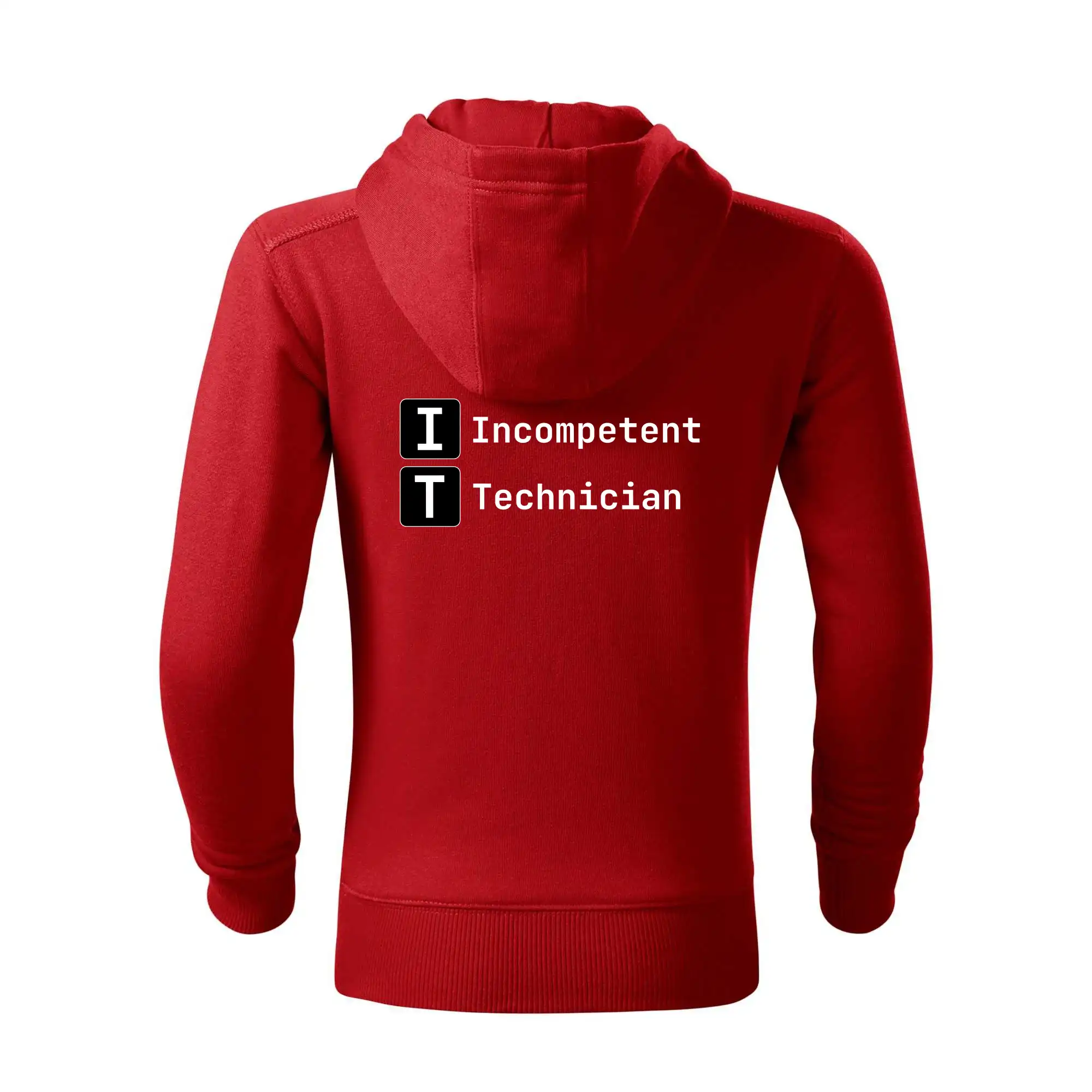 IT Nápis Incompetent Technician