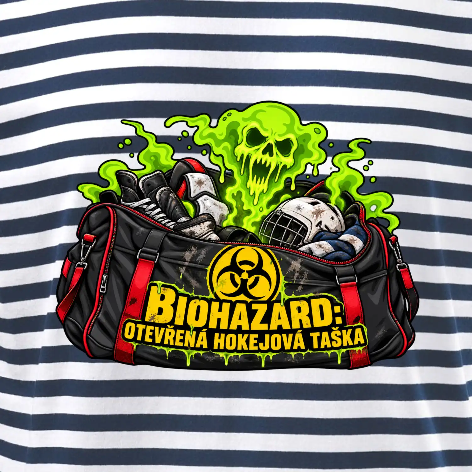 Biohazard otevřená hokejová taška