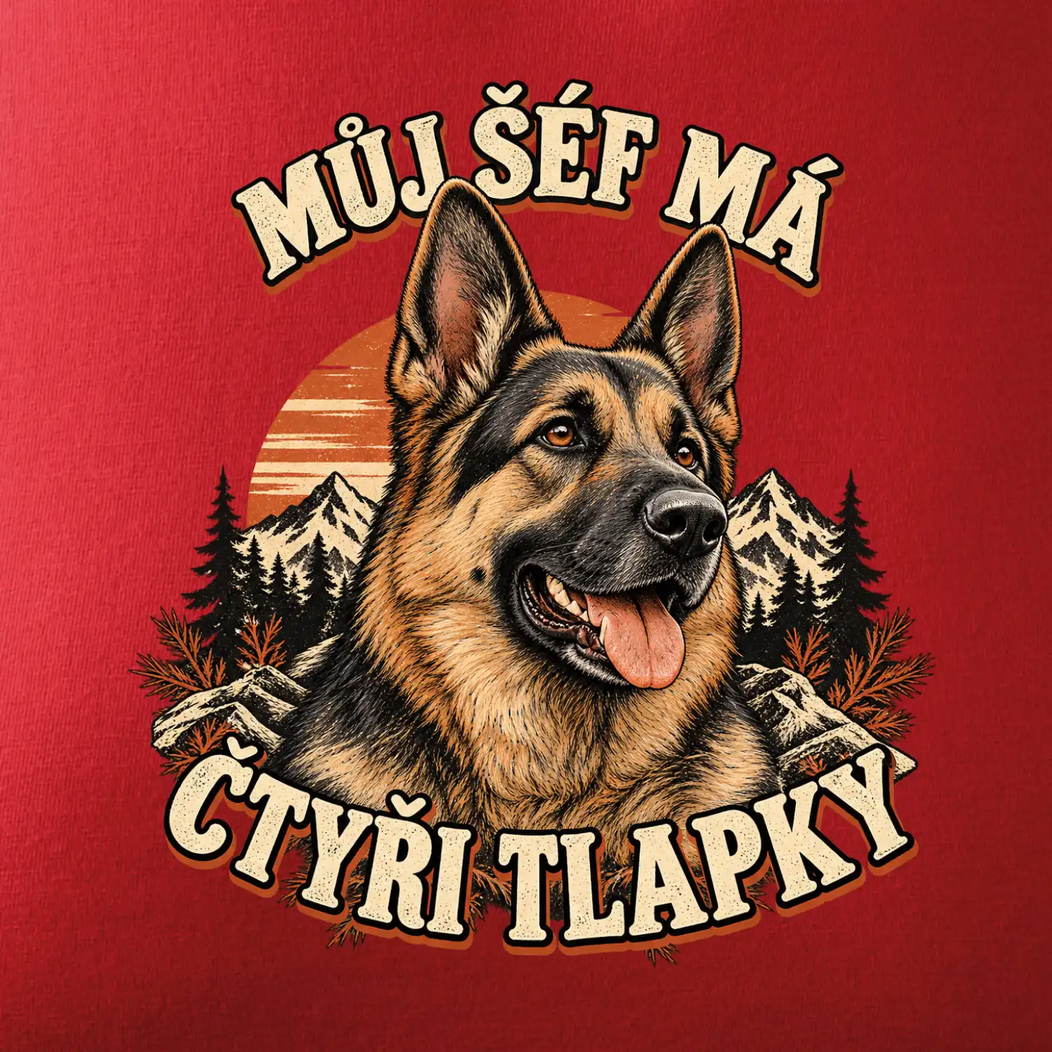 Můj šéf má čtyři tlapky - německý ovčák