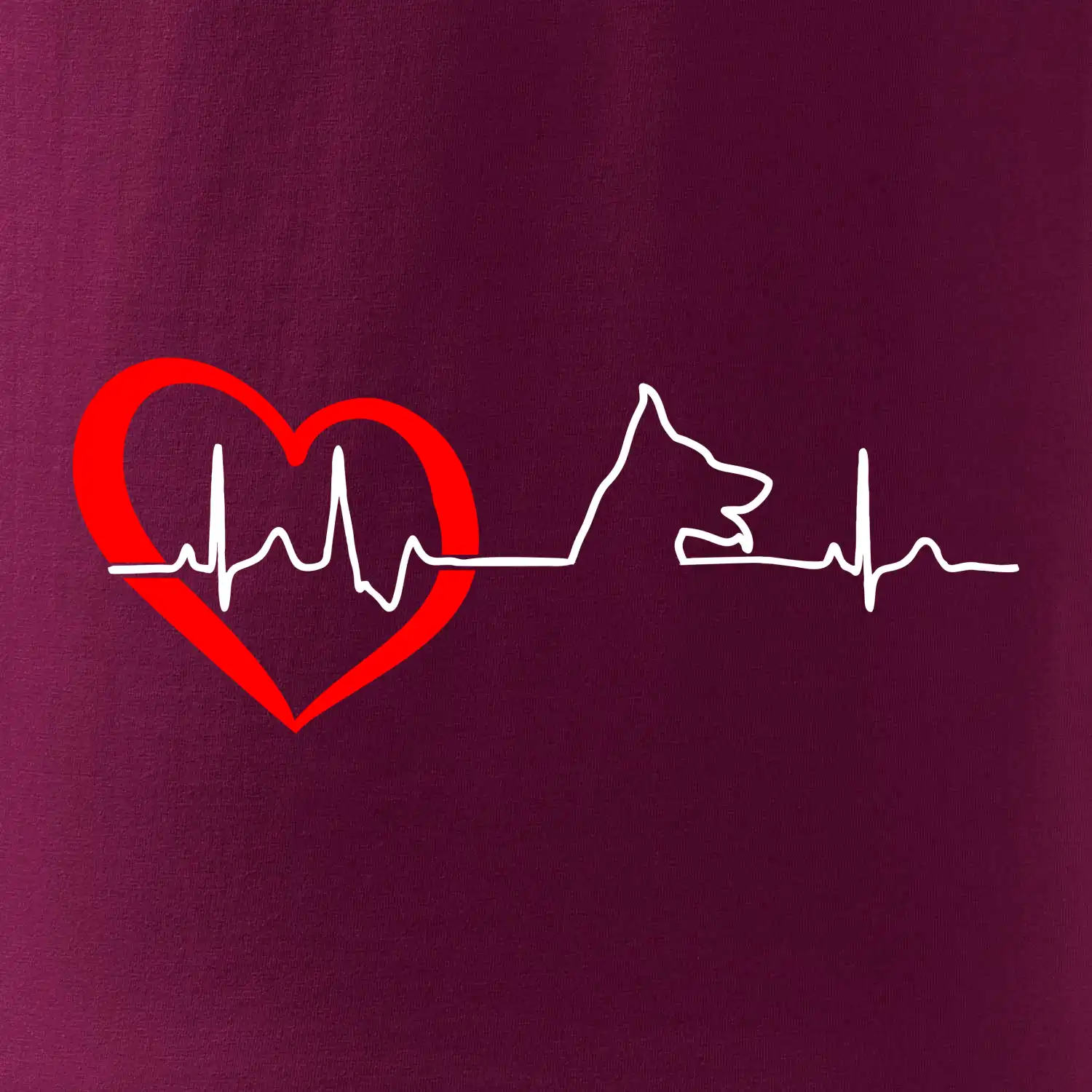 Německý ovčák ekg