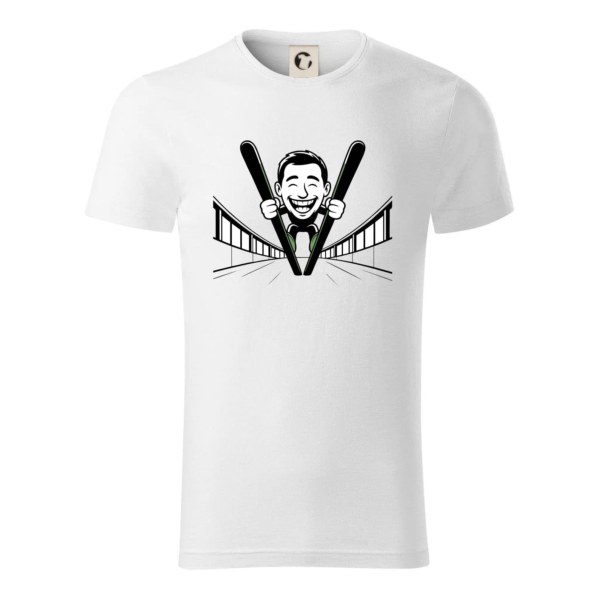 Vysmátý kreslený skokan