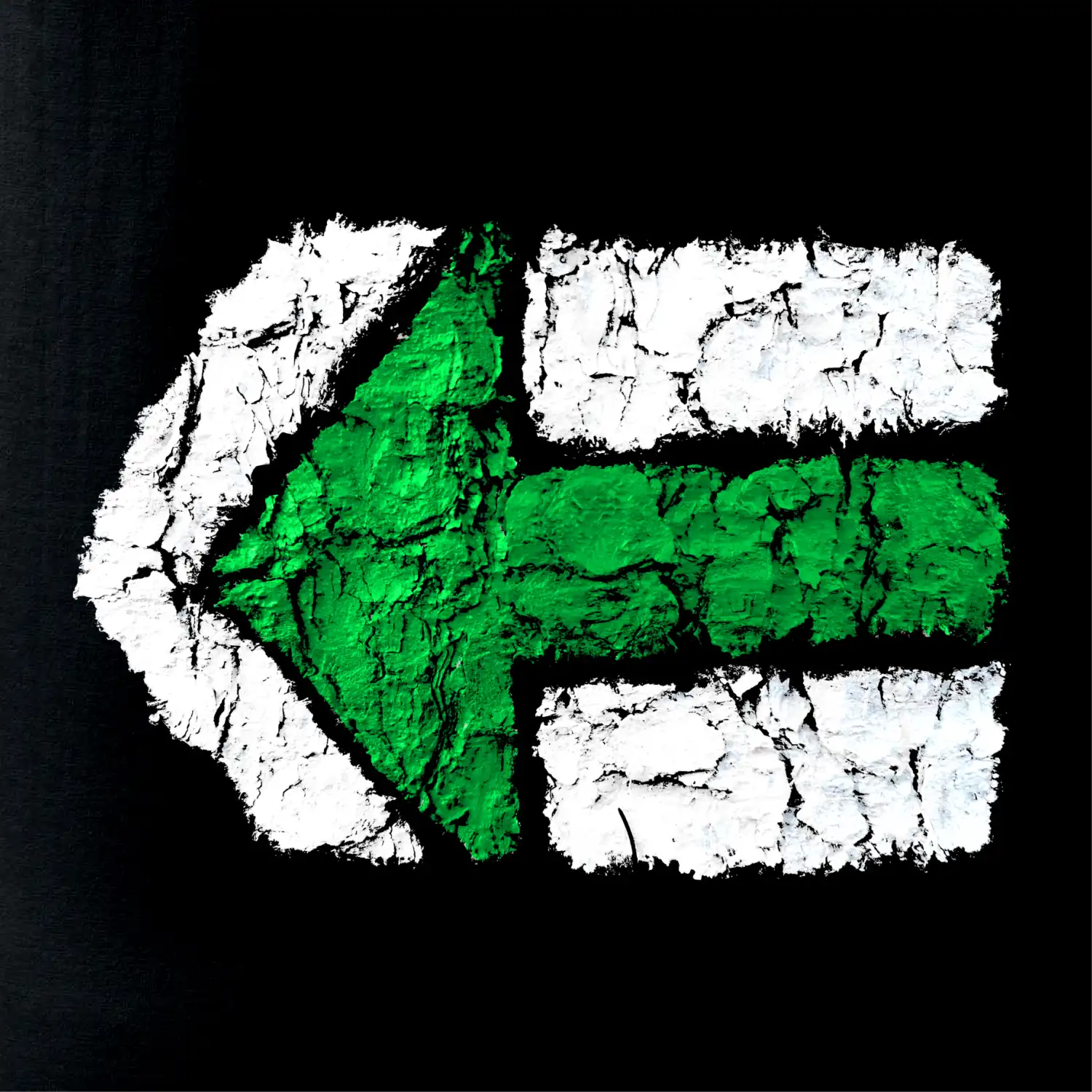 Párová turistická značka zelená