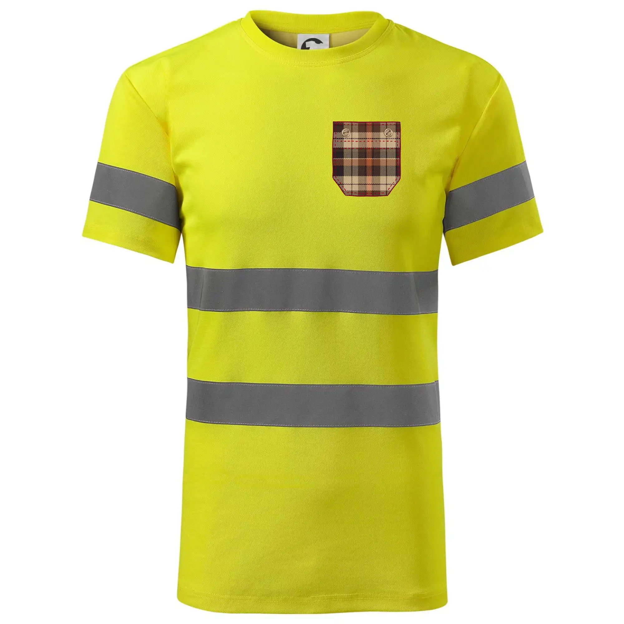 Flanelové triko hnědé