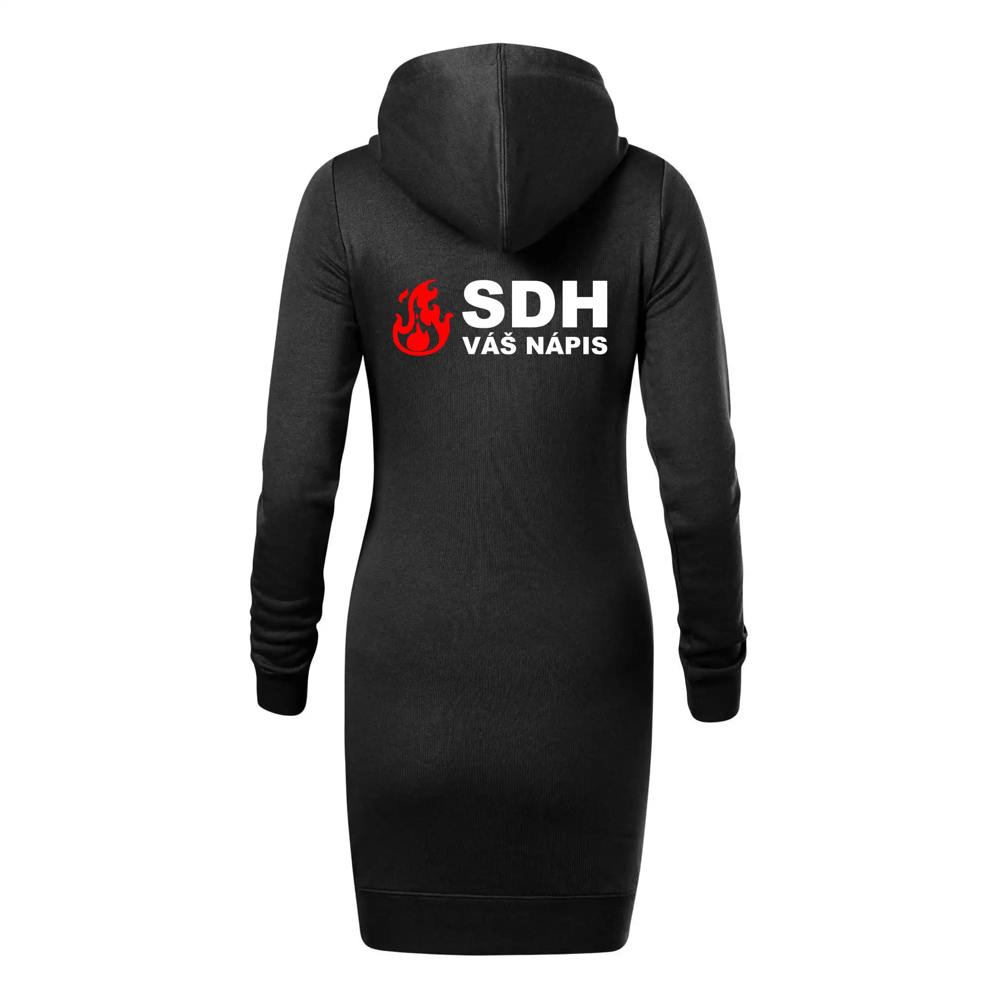 SDH nápis (oheň, název sboru - vlastní nápis)