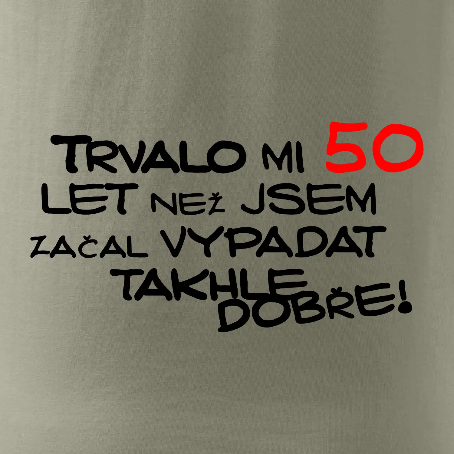 Trvalo mi 50 let než jsem začal vypadat takhle dobře