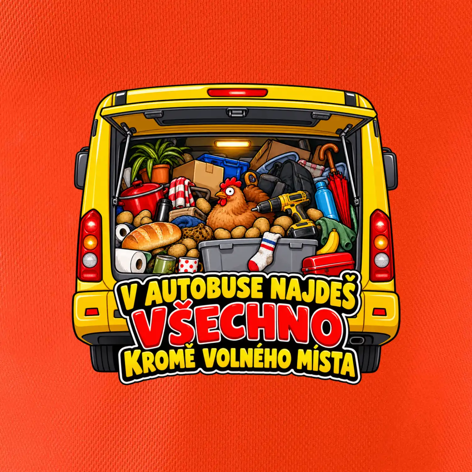 V autobuse najdeš všechno kromě volného místa
