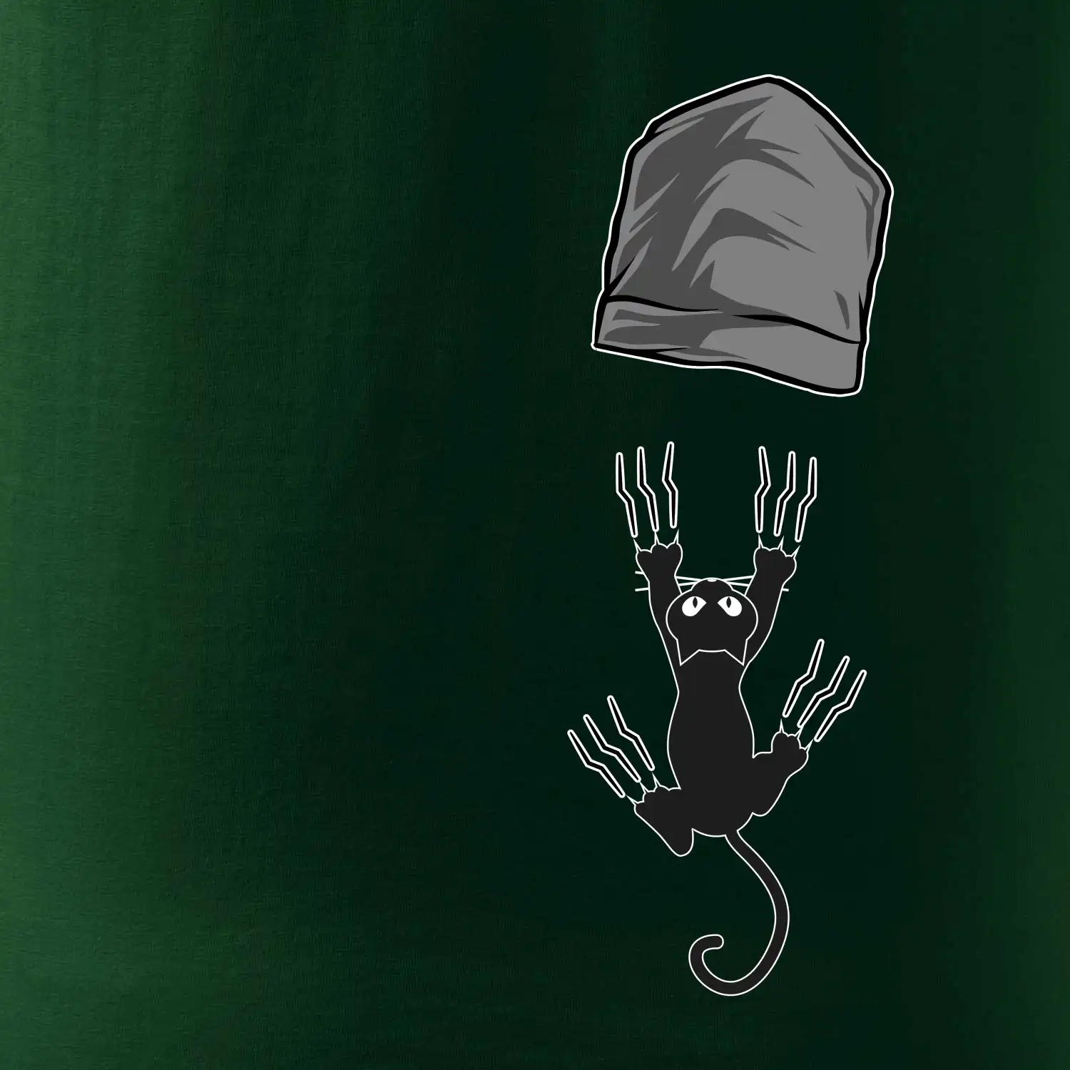 Kočka vypadla z kapsy