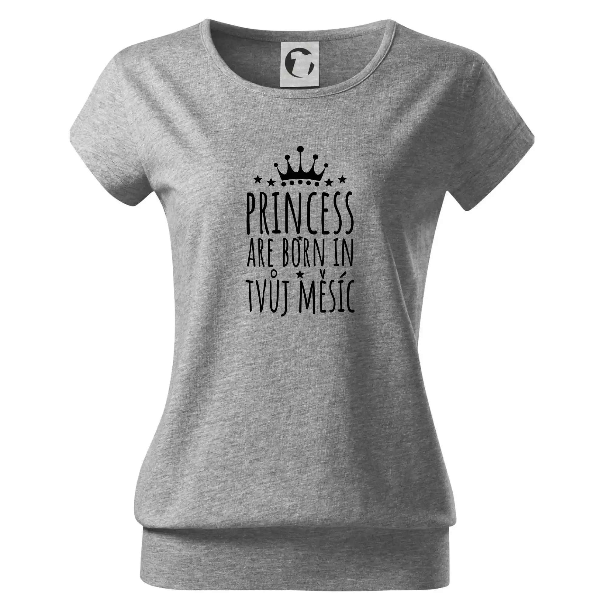 Princesses are born in (vlastní nápis měsíc narození)