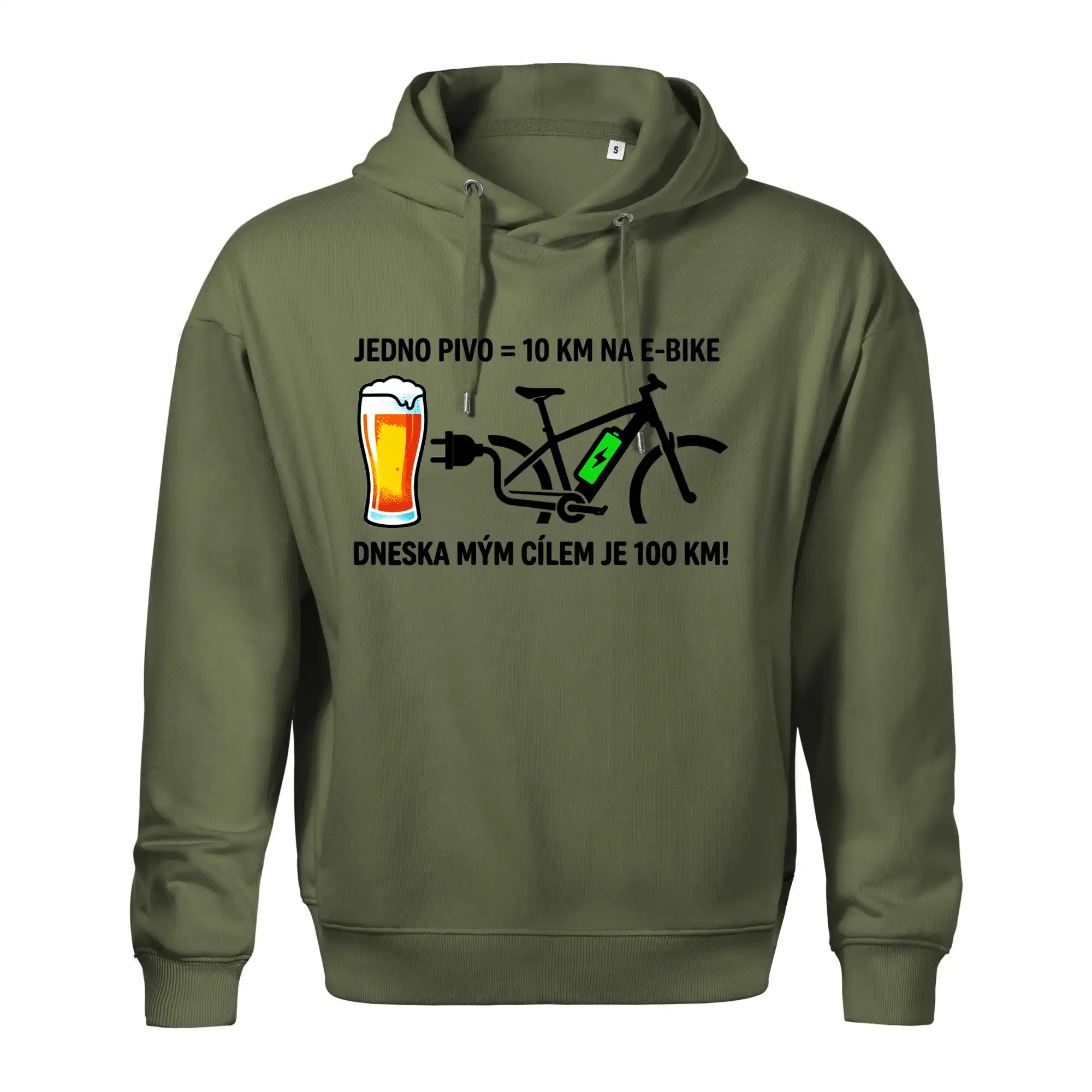 Jedno pivo = 10 km na E-bike. Dneska mým cílem je 100 km!