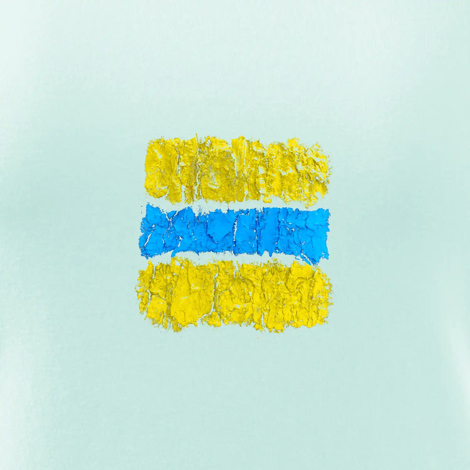 Turistická Cyklo značka - žluto modrá