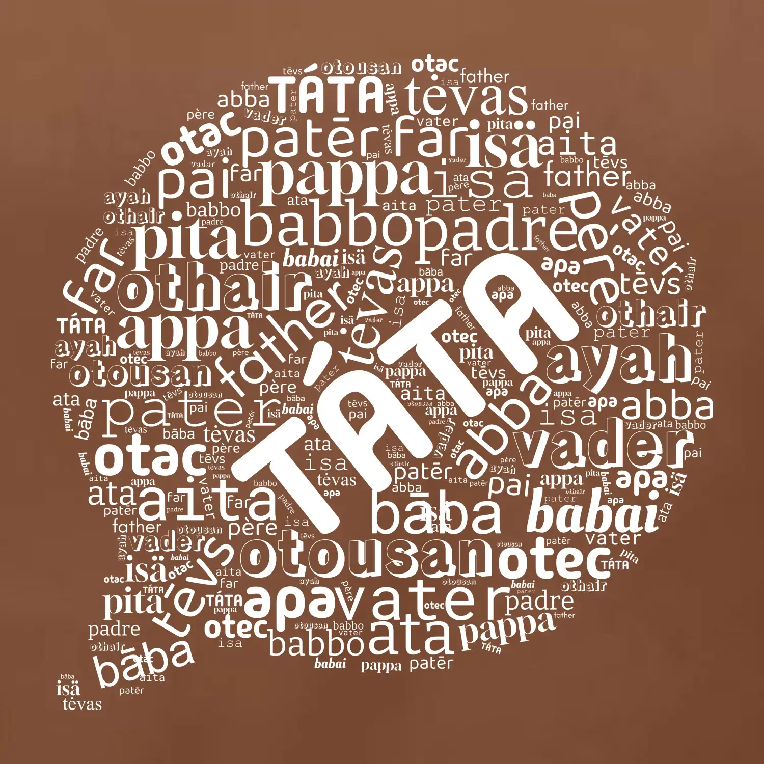 Táta tisíc slov