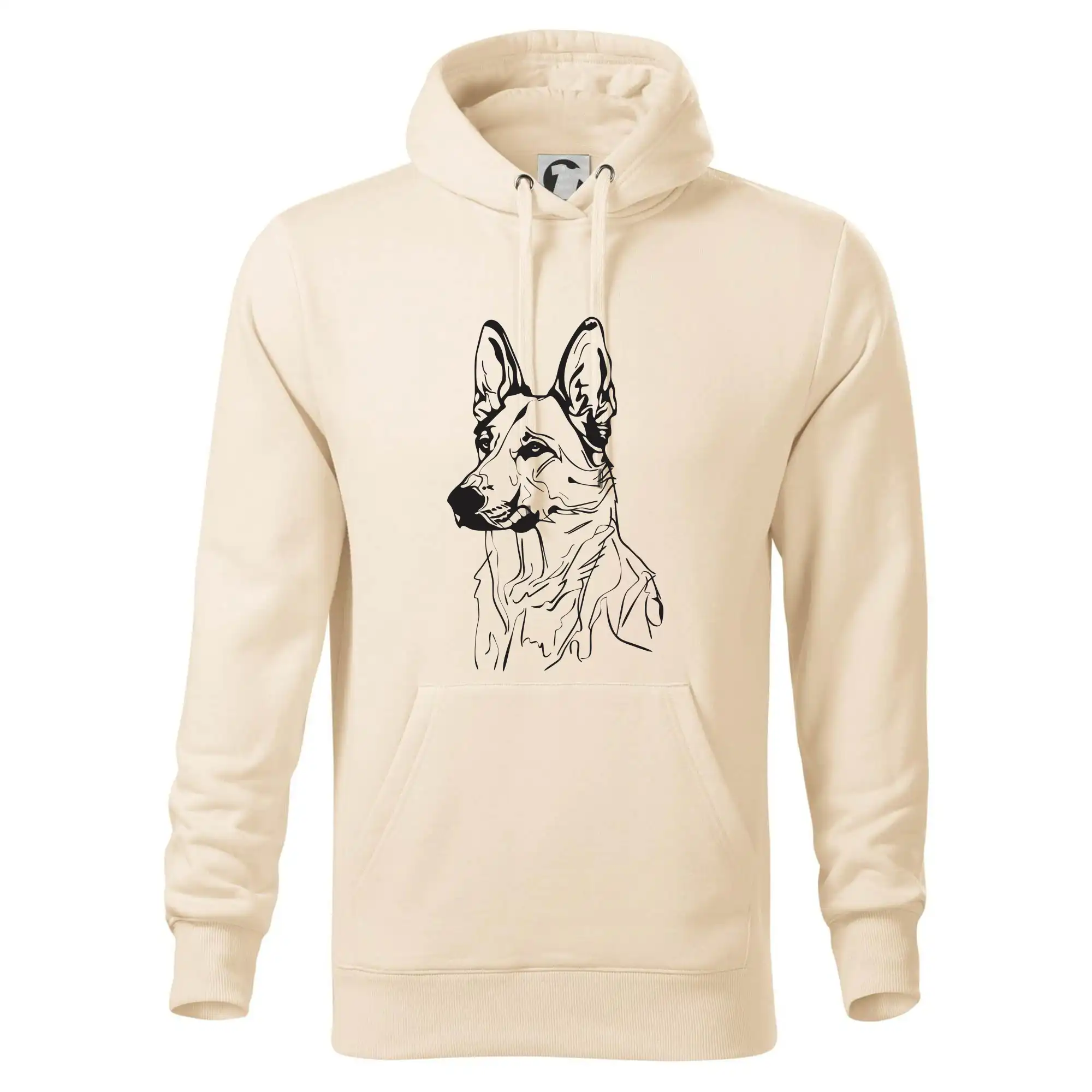 Německý ovčák černá kresba