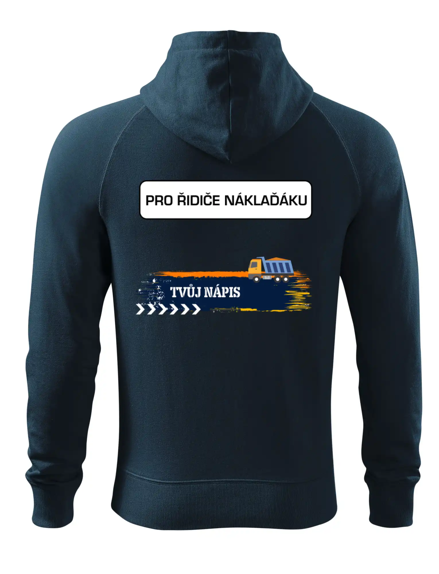 Stavba - vlastní nápis - náklaďák