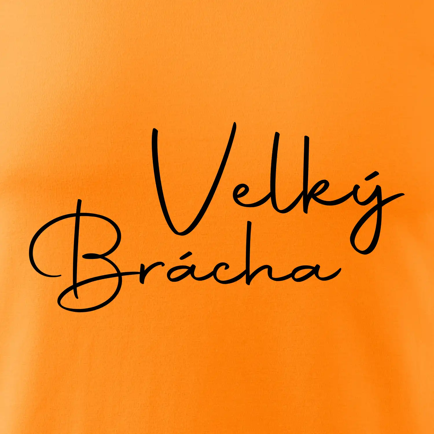 Velký brácha - nápis na zádech