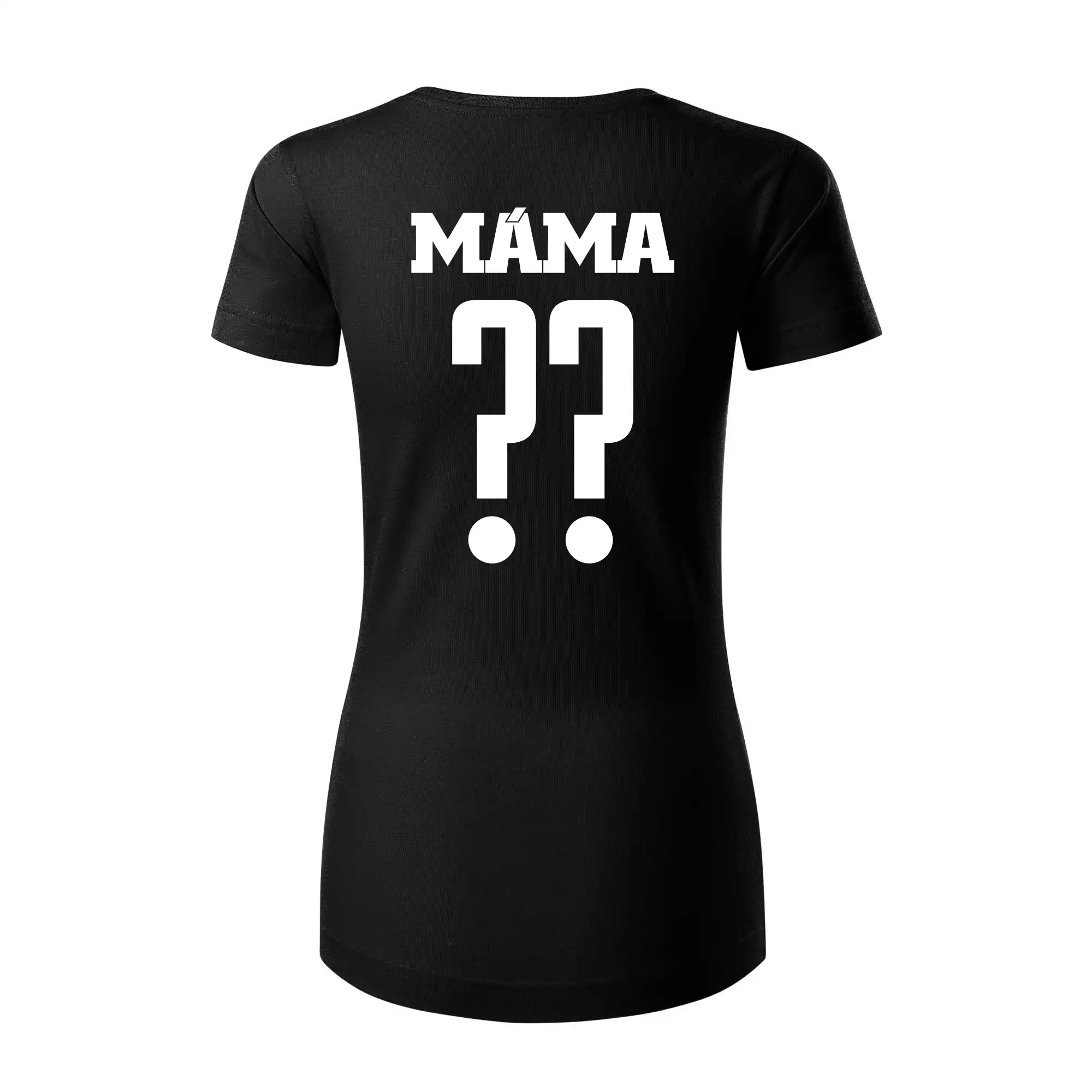 Máma - dres se jménem a číslem