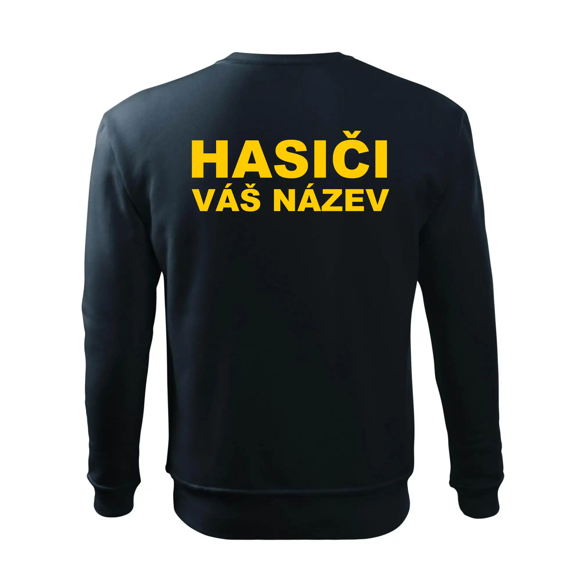 Hasiči - žlutý nápis - váš název sboru