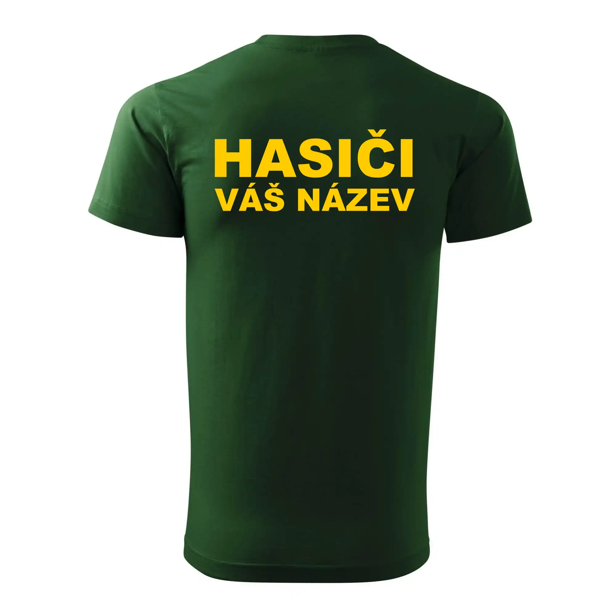 Hasiči - žlutý nápis - váš název sboru