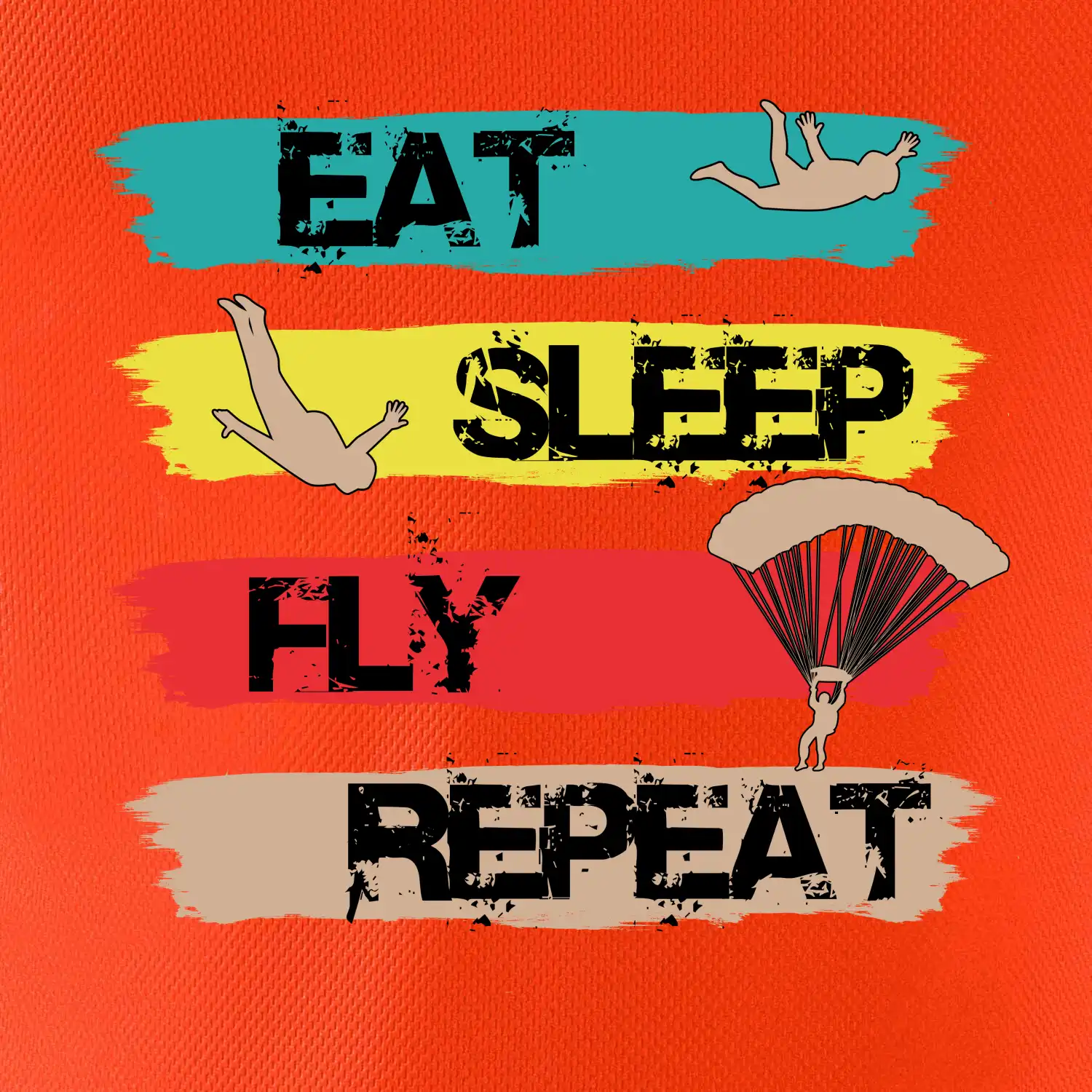 Eat Sleep Fly Repeat Paragliding