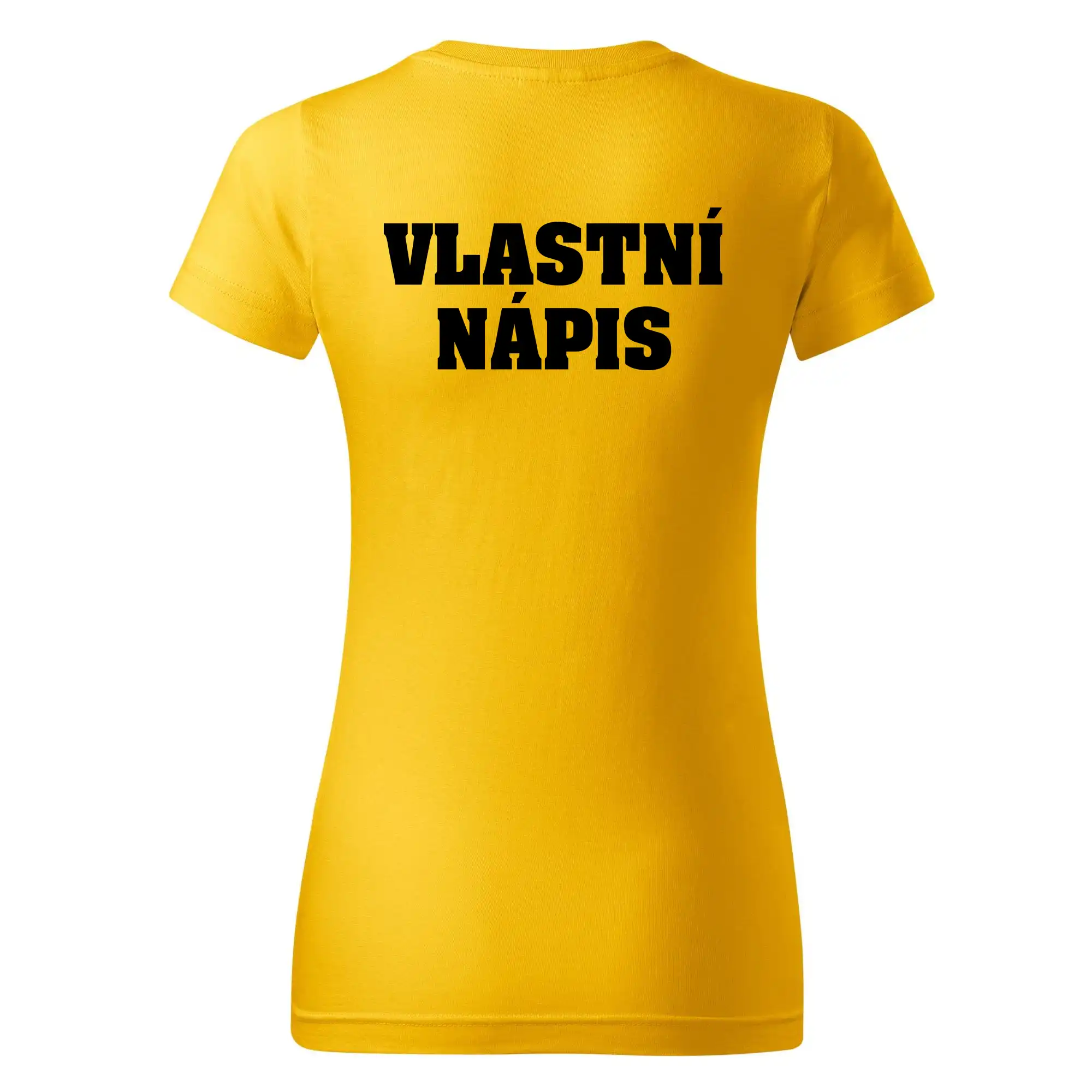 Hvězda života - vlastní nápis vpředu a vzadu