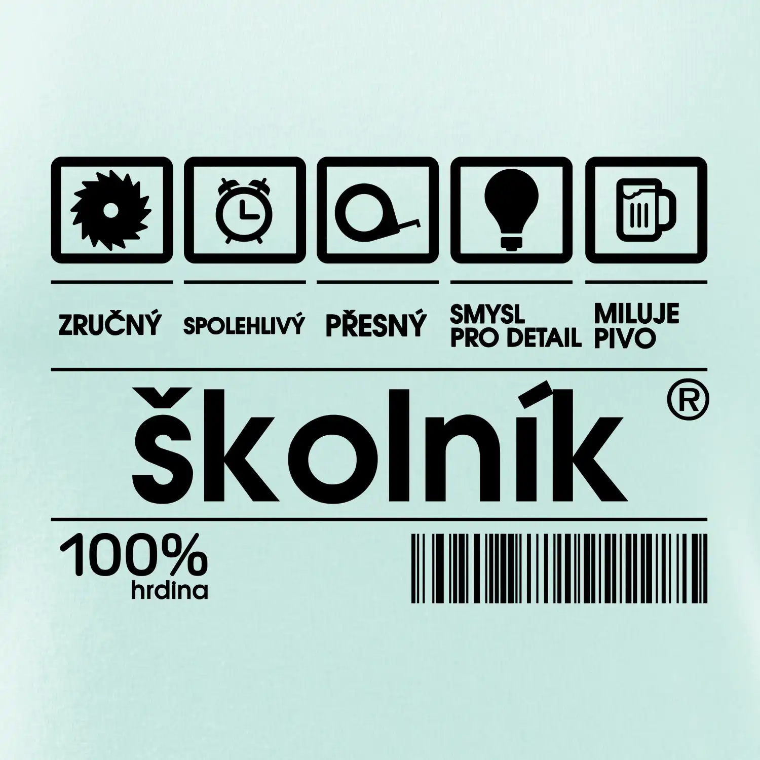Čárový kód - Školník