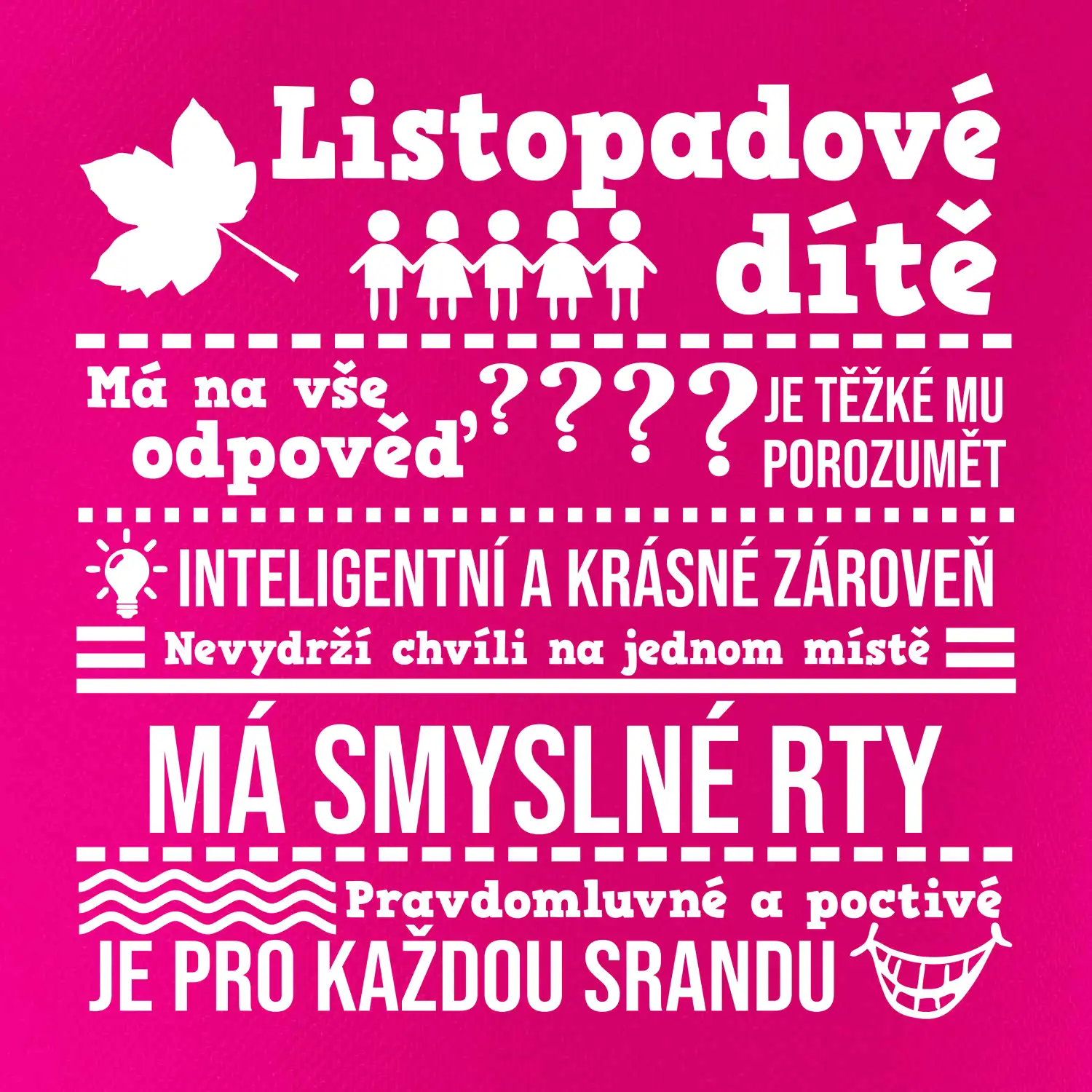 Narozeniny listopad